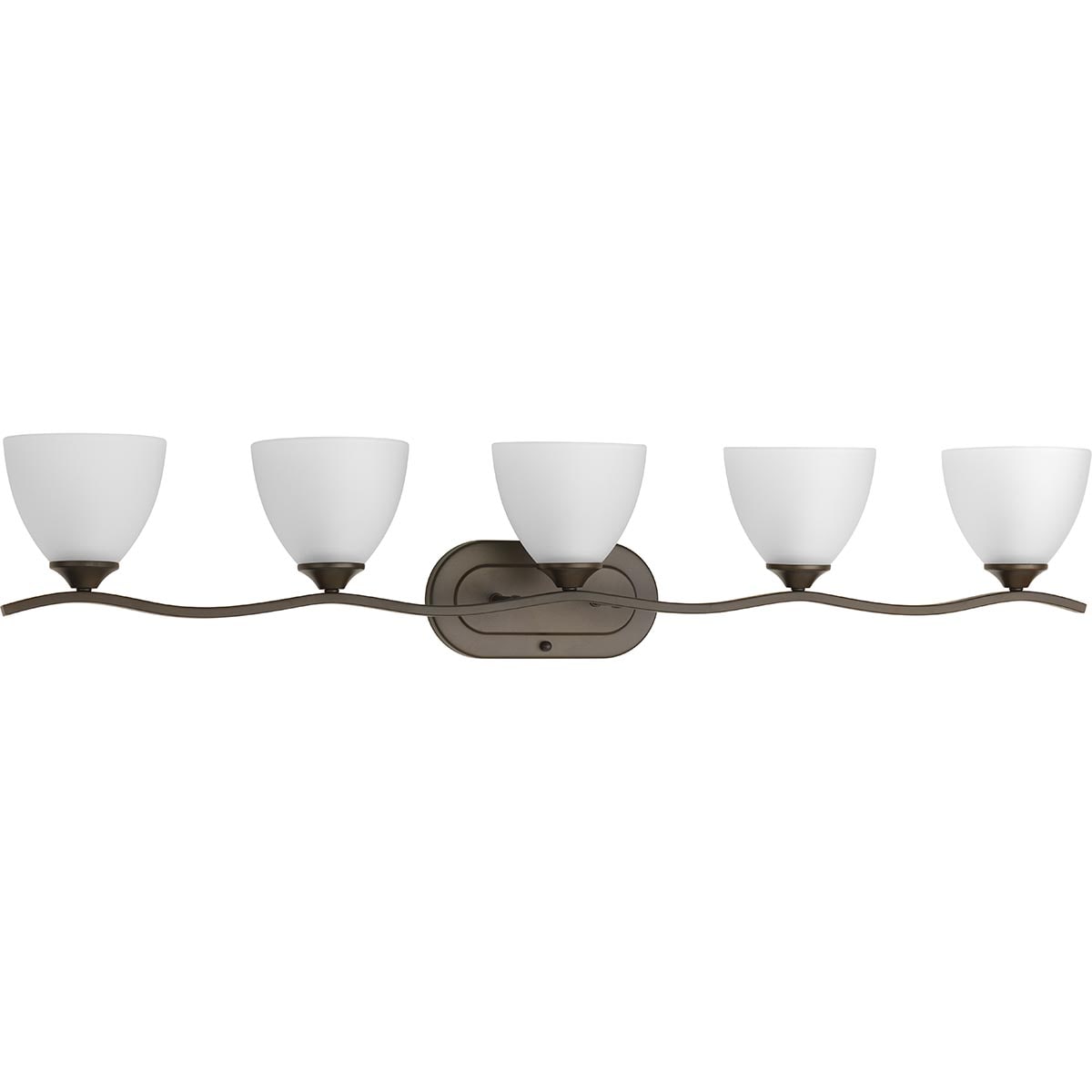 Progress Lighting P300099-020 Laird 41.62-in 5 -Light Antique Bronze Transitional Vanity light