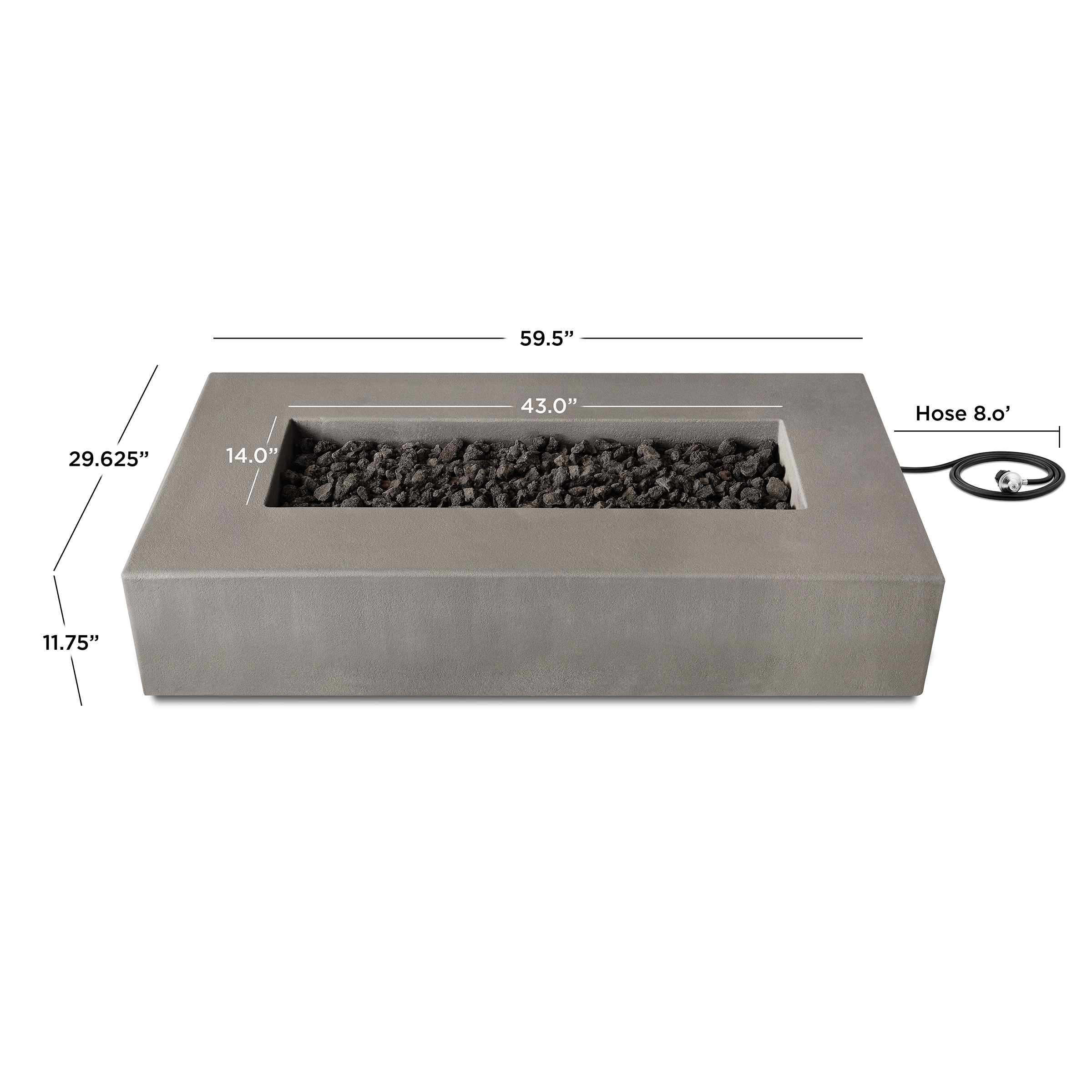 Jensen Co. 143LP-FLNT Outdoor-Gas-Firepits - View #13