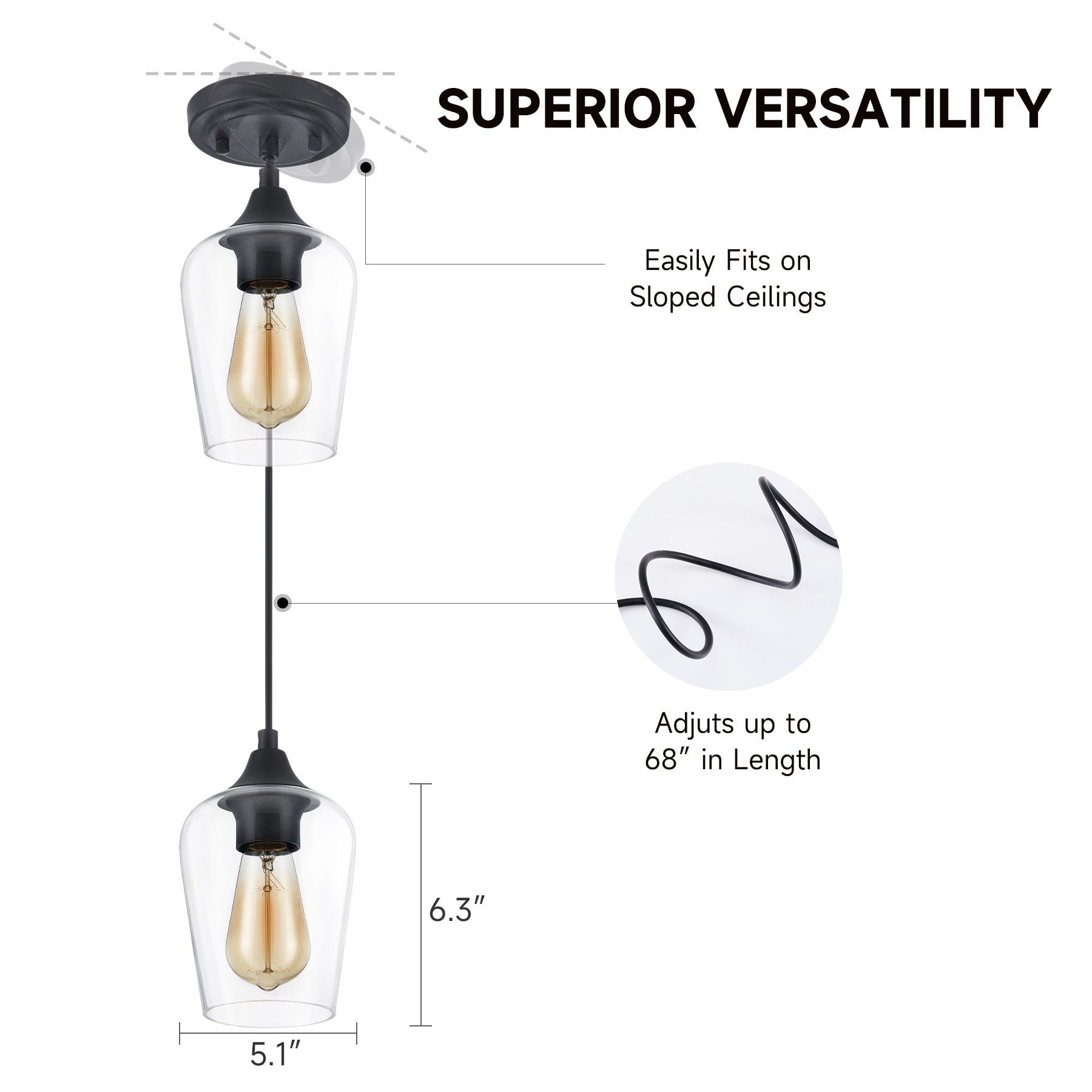CO-Z HCF-2805-00 Pendant-Lights - View #8