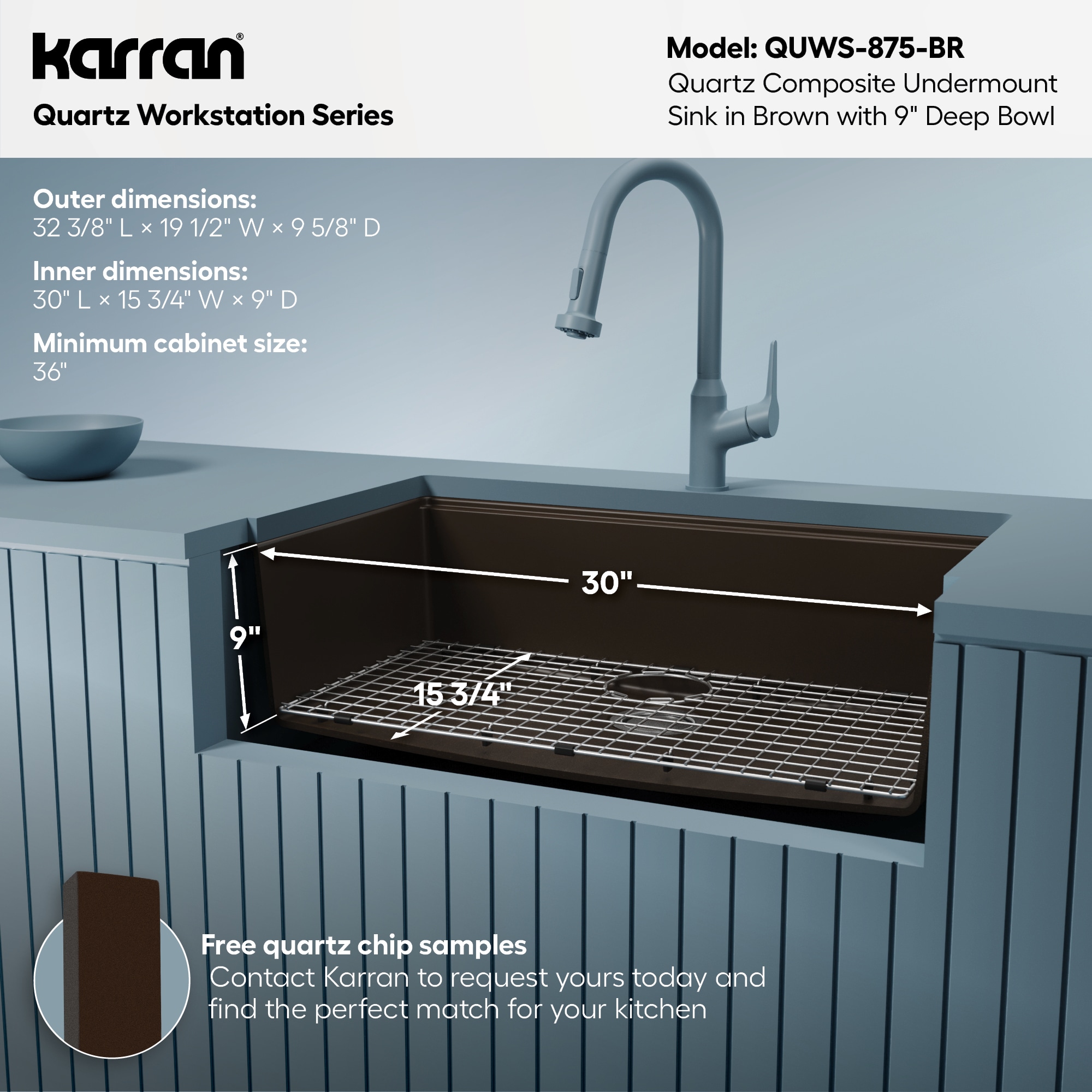 Karran QUWS-875-BR Kitchen-Sinks - View #7