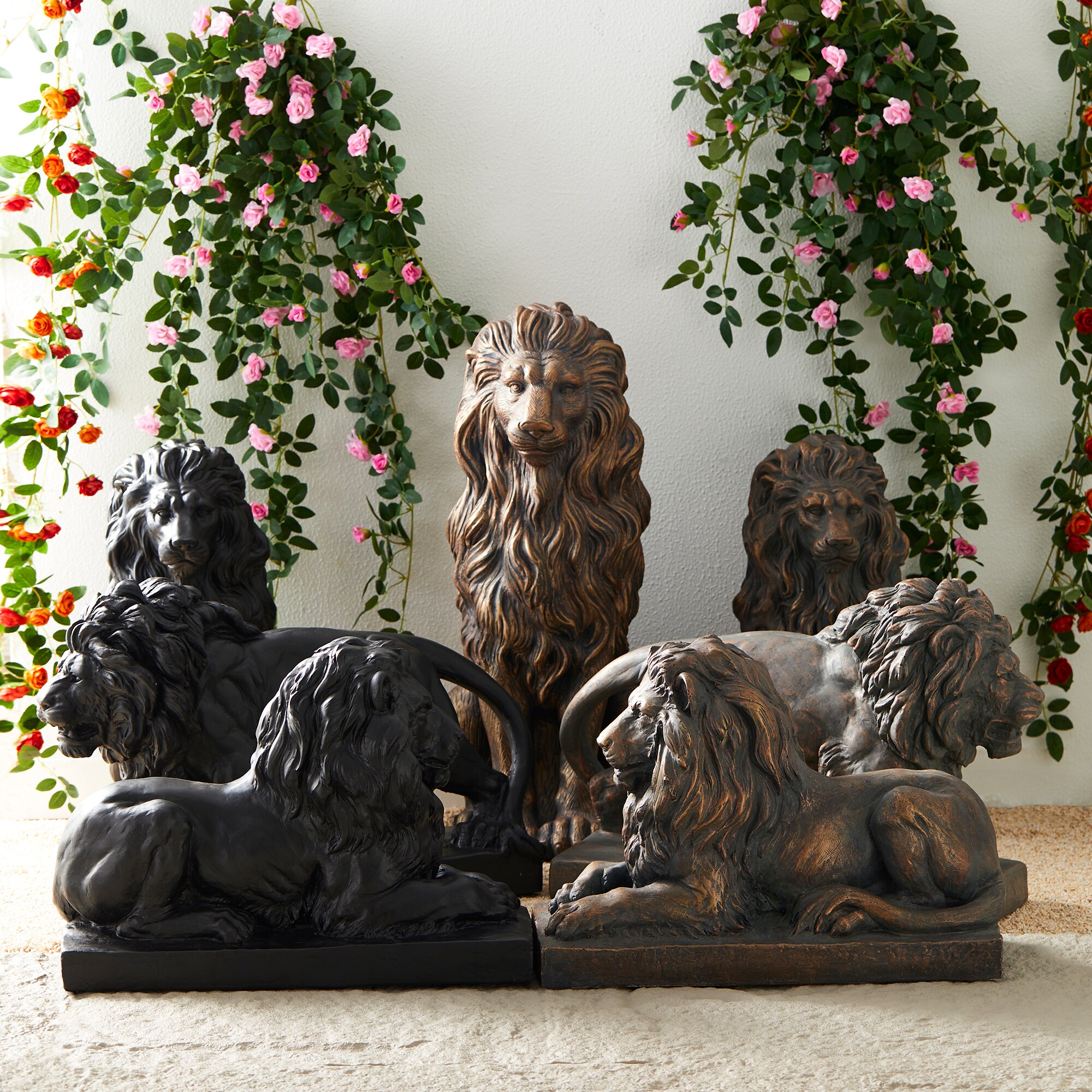 Glitzhome GH2025400012 Garden-Statue - View #5
