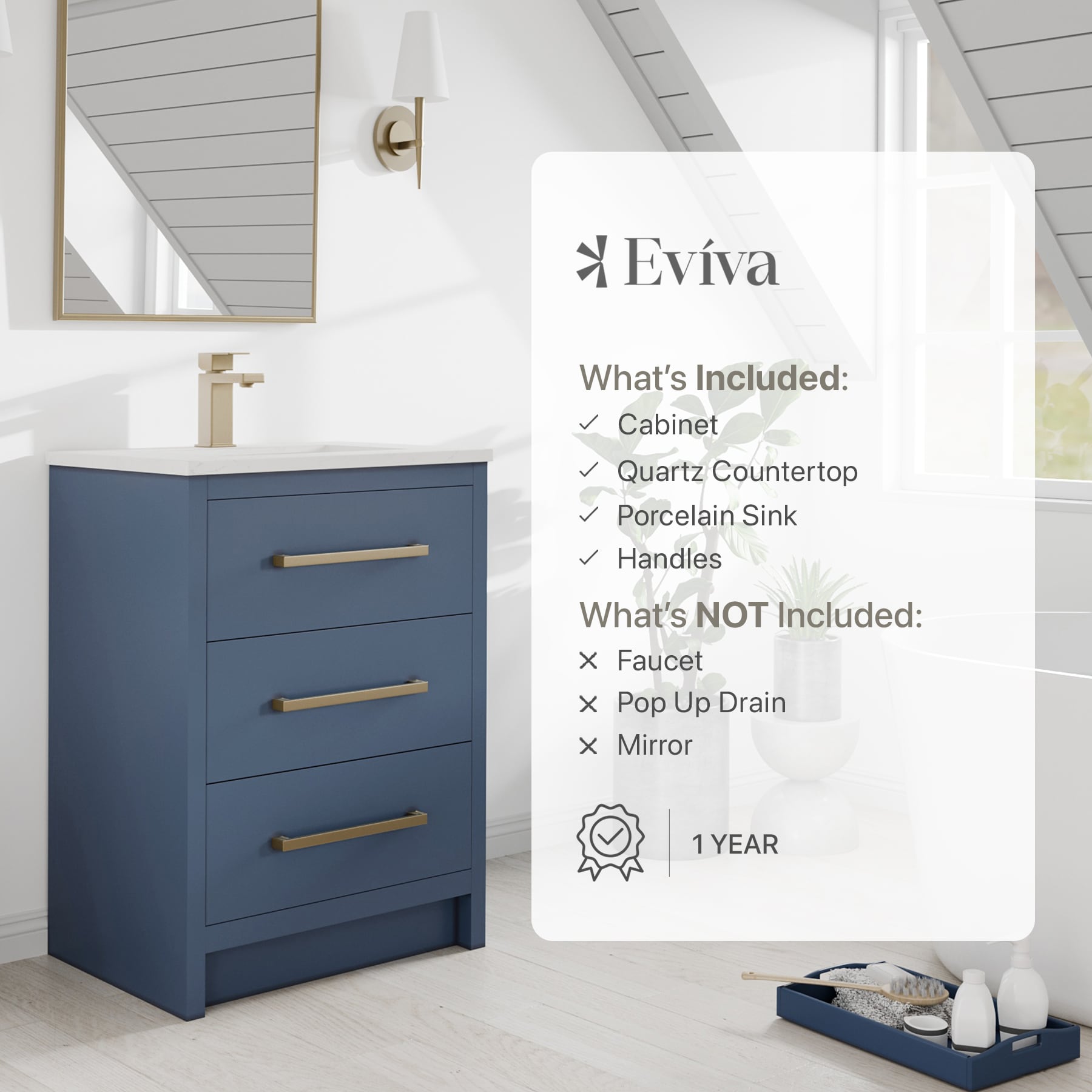 Eviva EVVN812-24X18DB Bath-Vanity-Combo - View #10