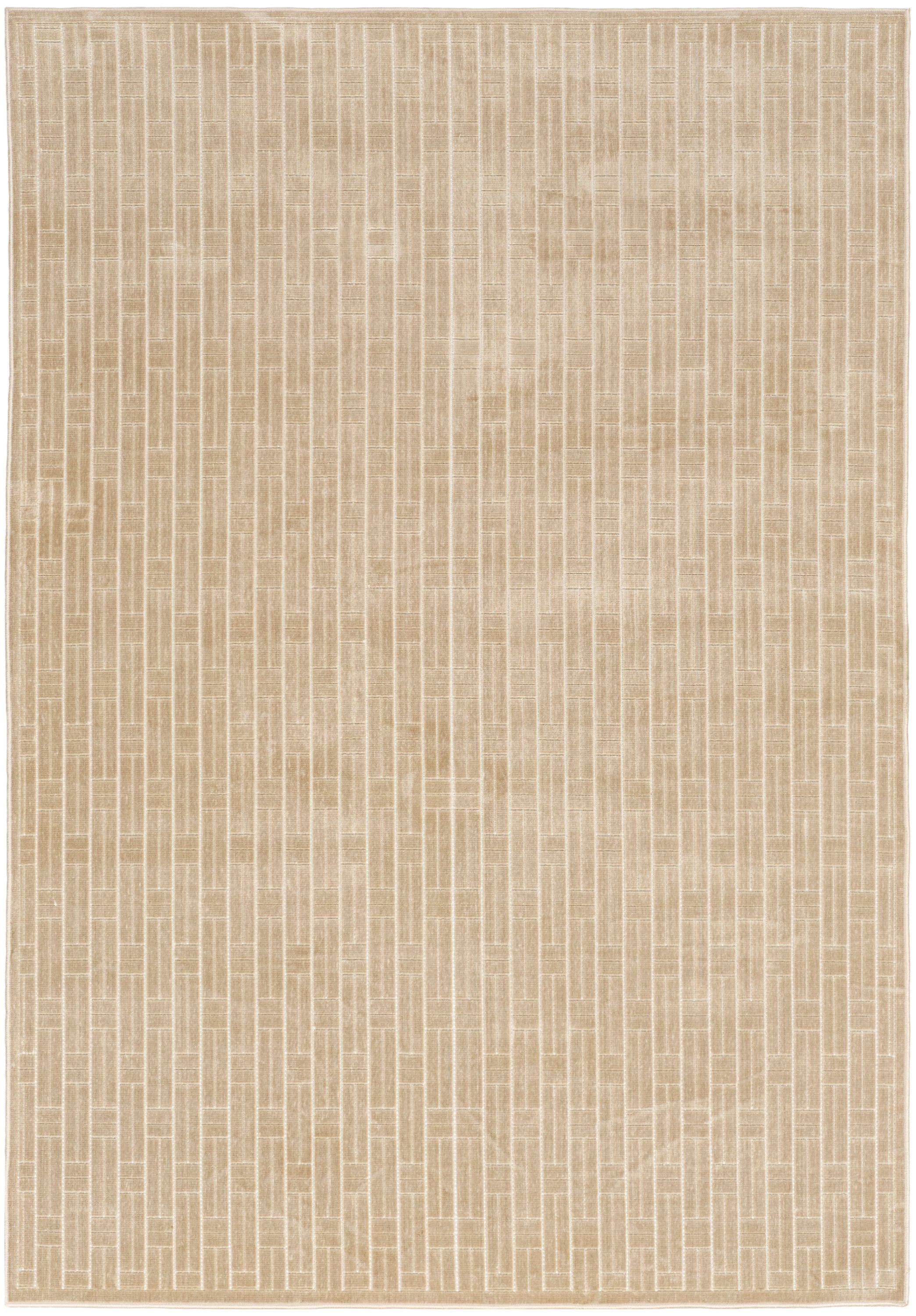  Home Washable Charm 5 x 7 ft Beige Ivory Indoor Area Rug