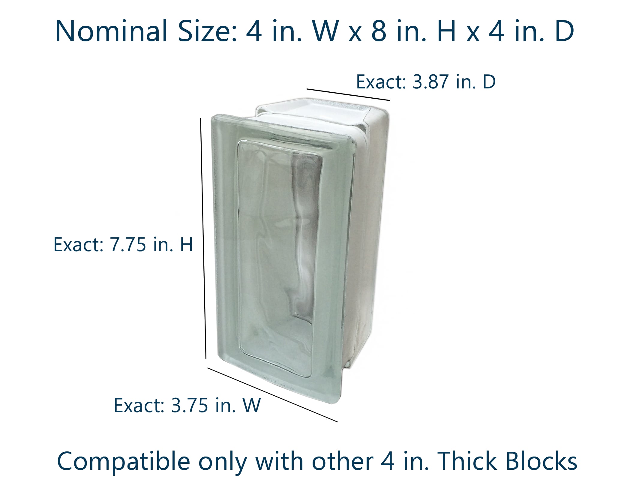 SEVES LRWAB4X8 Glass-Block - View #2