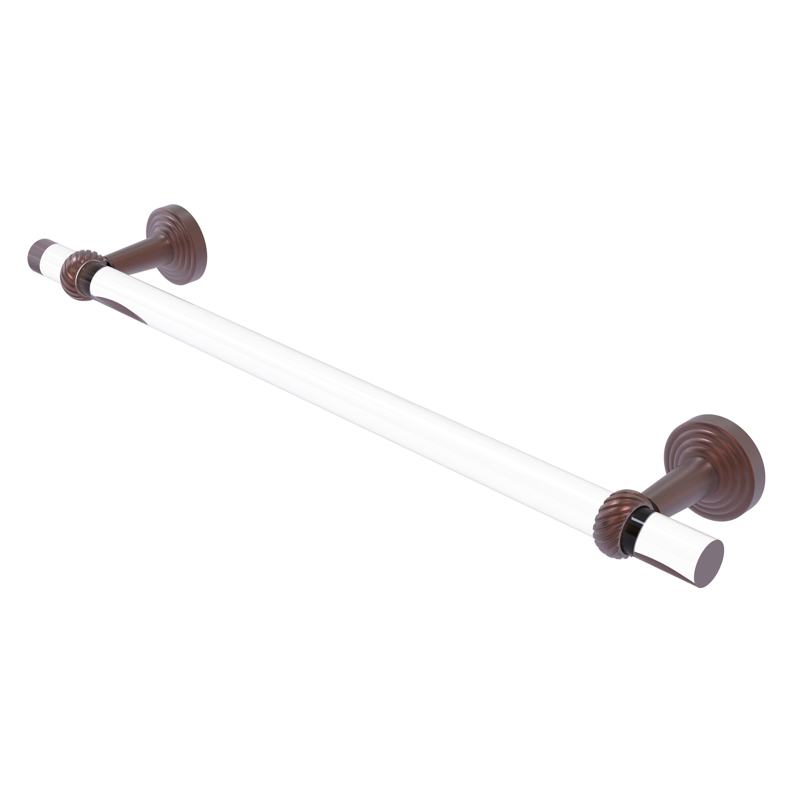 Allied Brass PB-41T-24-CA Pacific Beach 24-in Antique Copper Wall mount Single Towel Bar