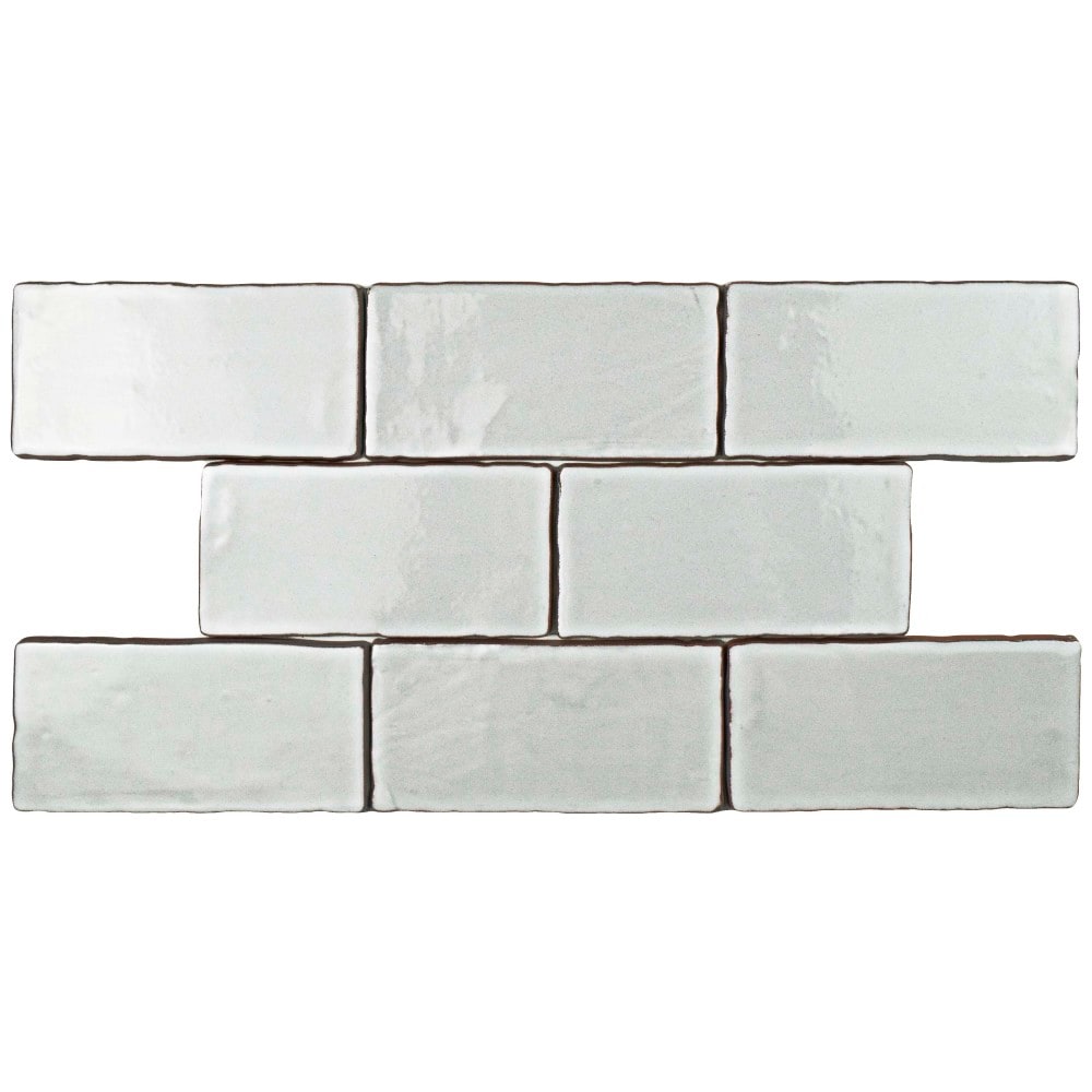 Affinity Tile S1WCVASM Sample- Antic Special Milk 3-in x 6-in Glossy Ceramic Wall Tile