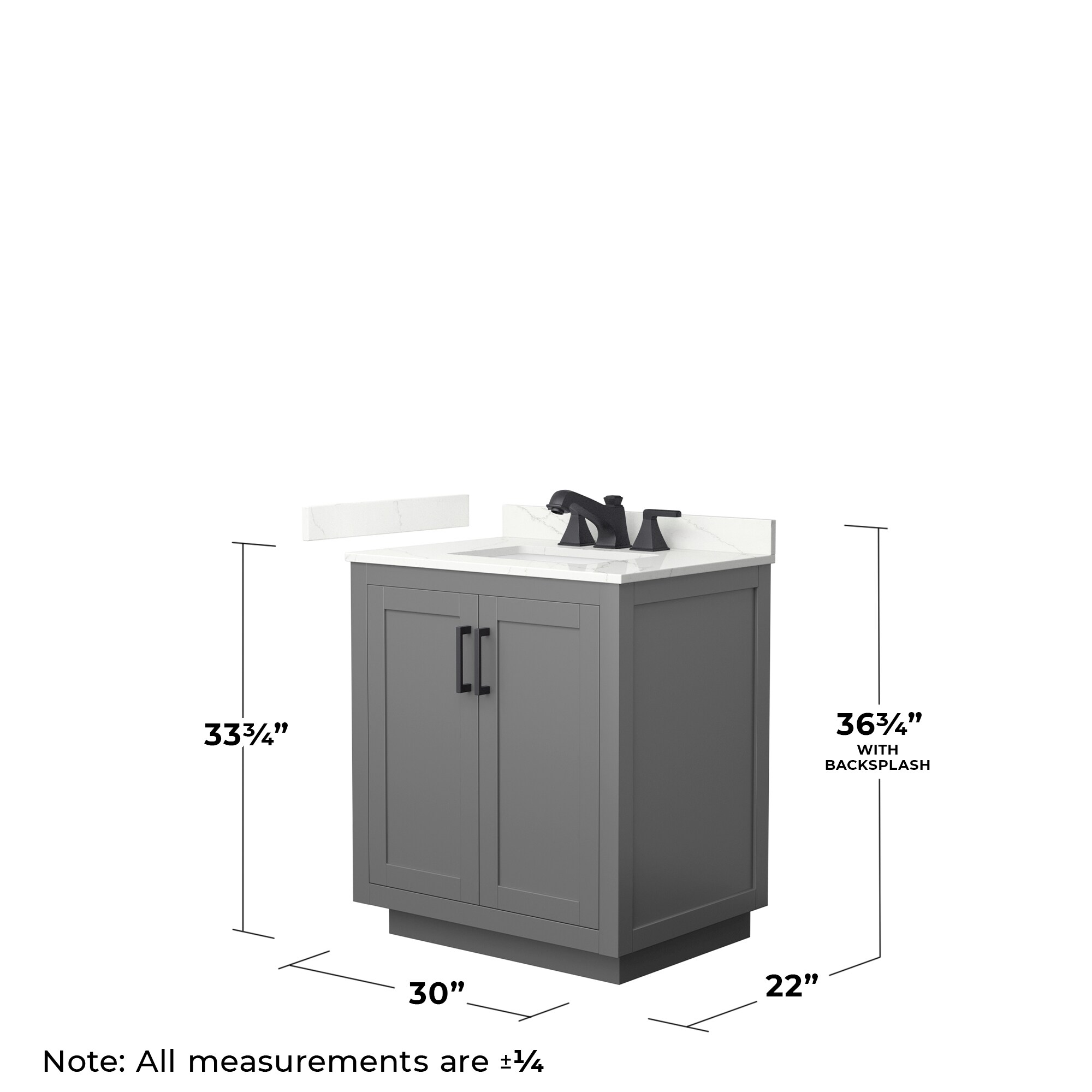 Wyndham Collection WCF292930SGBGTUS3MXX Bath-Vanity-Combo - View #5