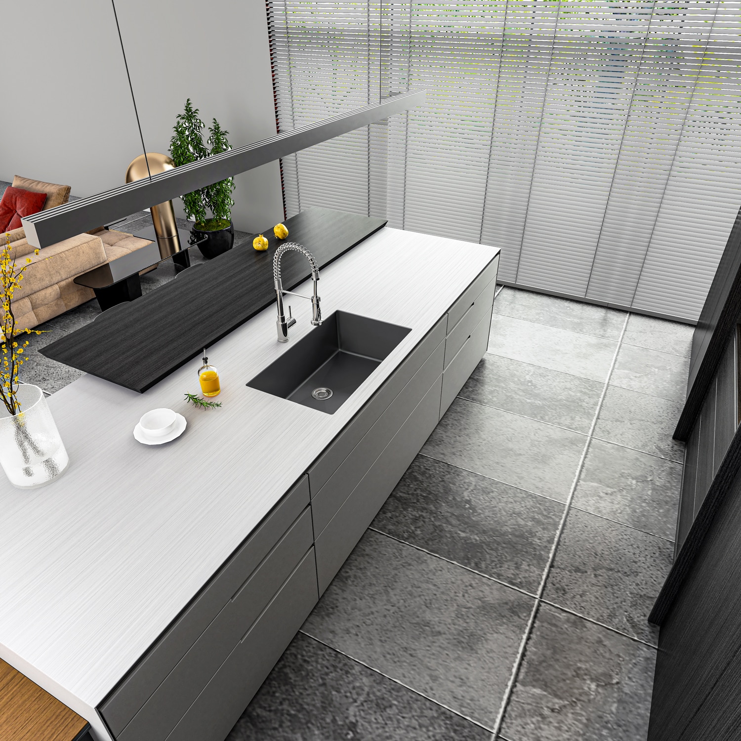 Sinber HU3219S-BR Kitchen-Sinks - View #6