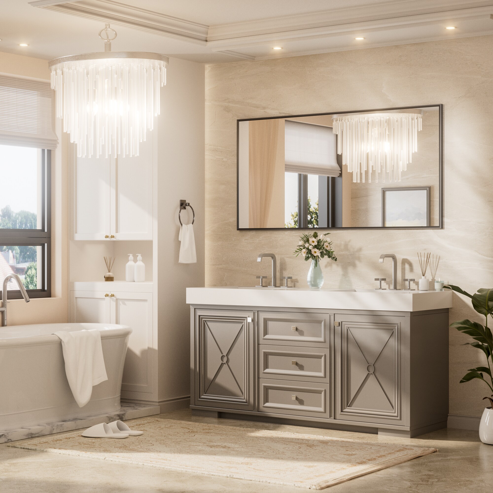 Keonjinn LW-25F-15276BK Decor-Mirrors - View #2