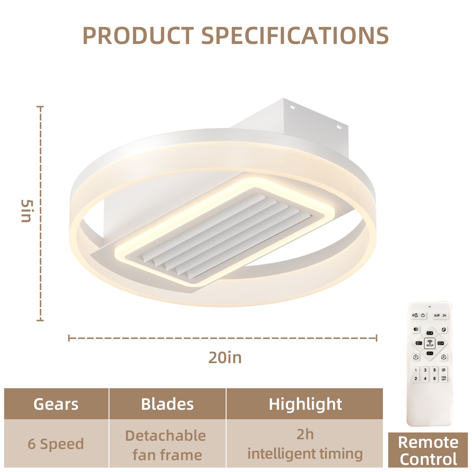 Bayfeve BFGBK-20318-CF Ceiling-Fans - View #3