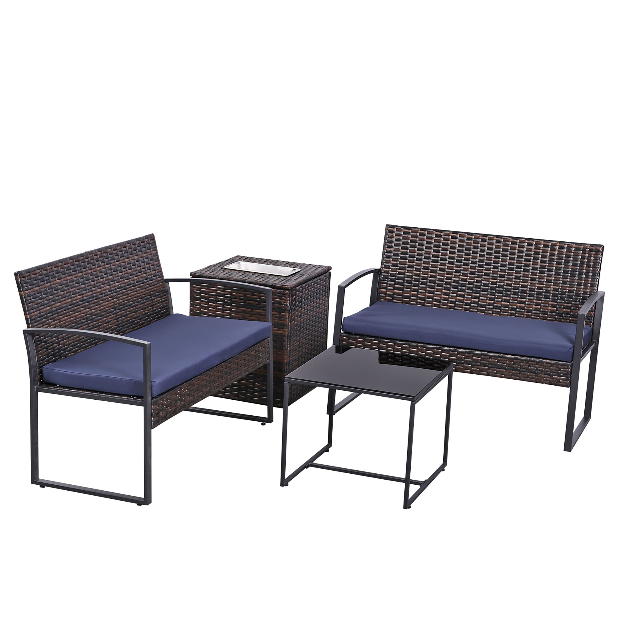 Clihome TM-1971WF04-4 Patio-Conversation-Sets - View #3