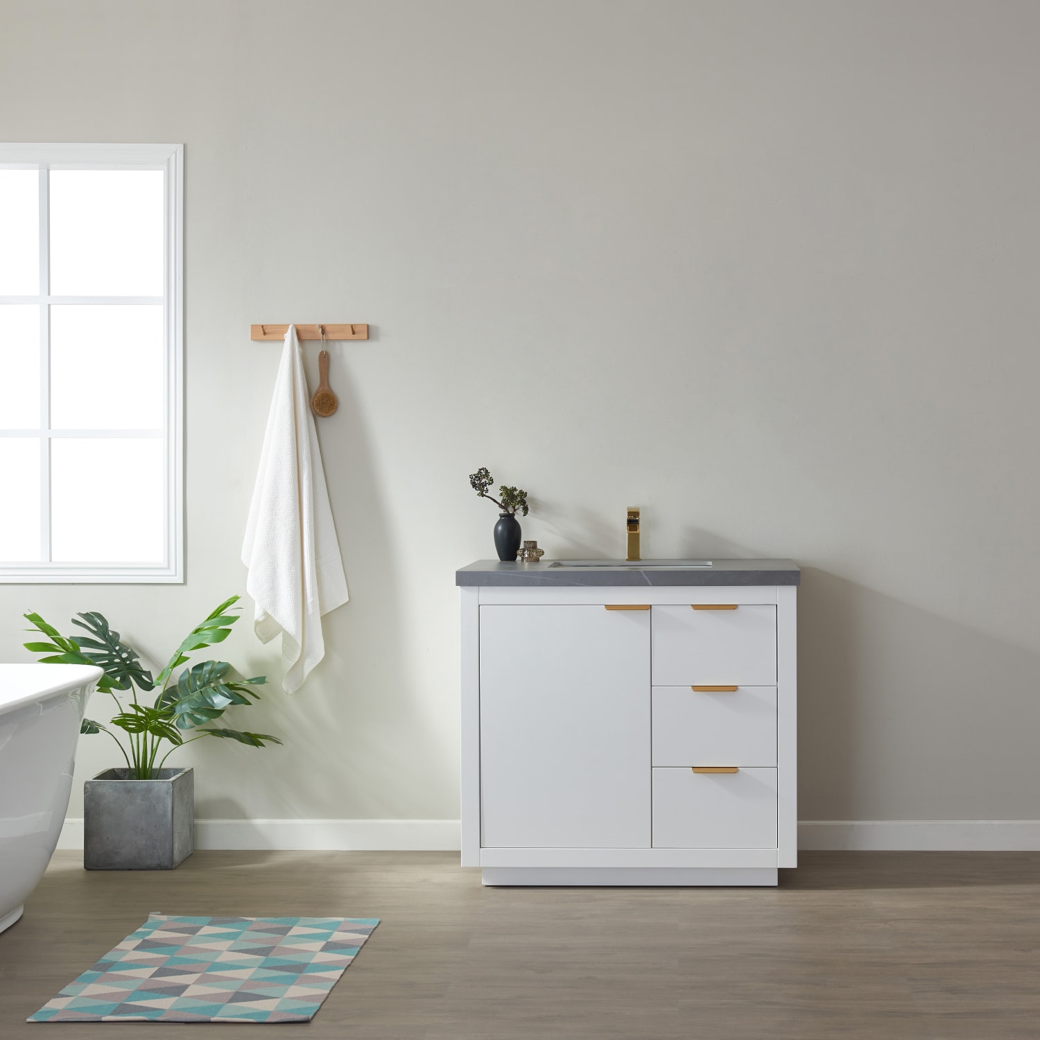 Vinnova 701536-WH-ALB-NM Bath-Vanity-Combo - View #10