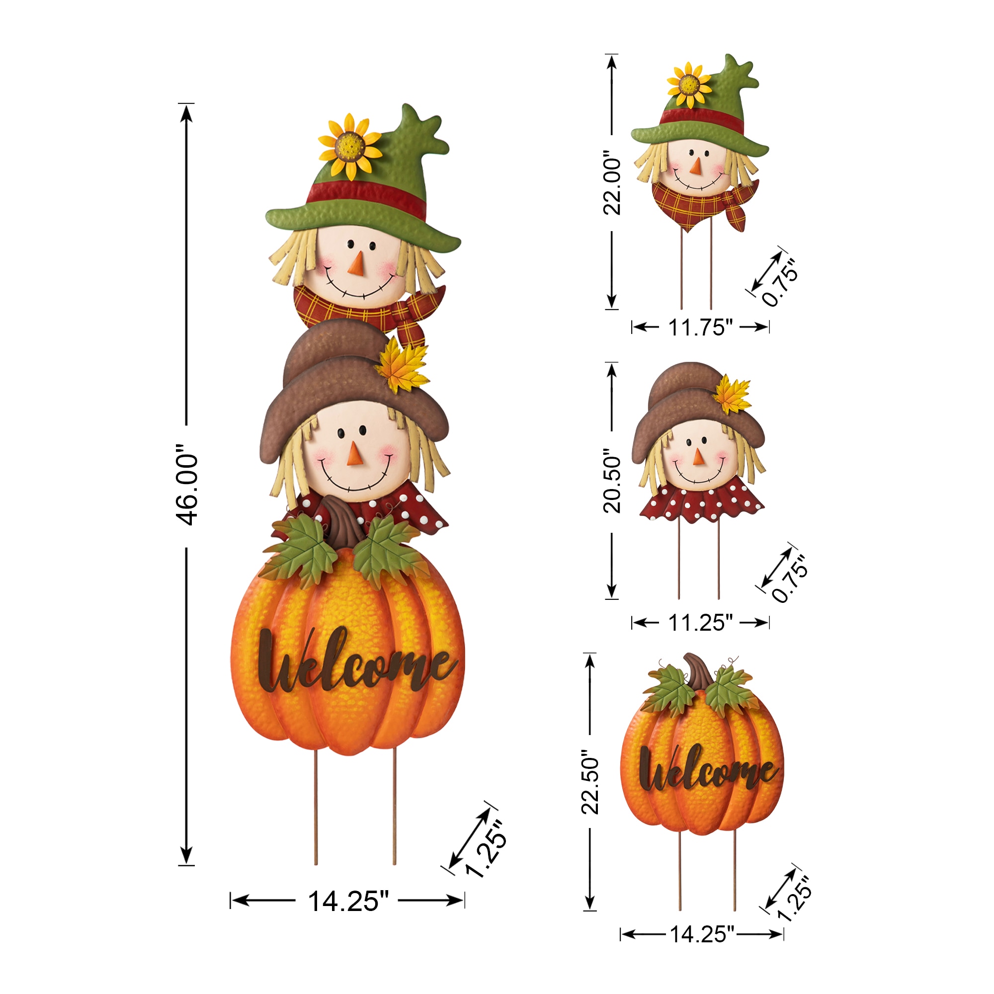 Glitzhome 2030000006 Outdoor-Thanksgiving-Decor - View #9