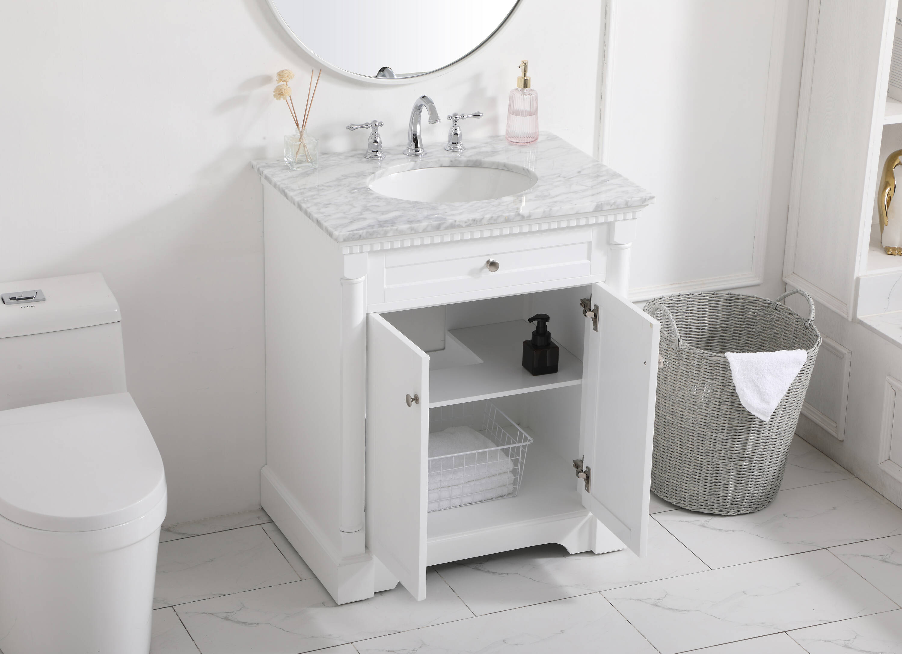 Elegant Decor HF159090WH Bath-Vanity-Combo - View #4
