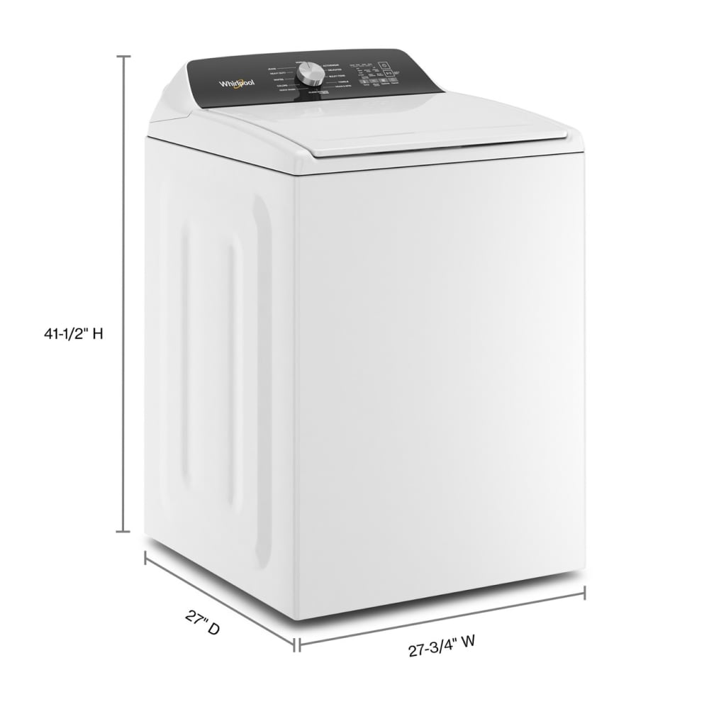 Whirlpool WTW5010LW Tl-Wash - View #3