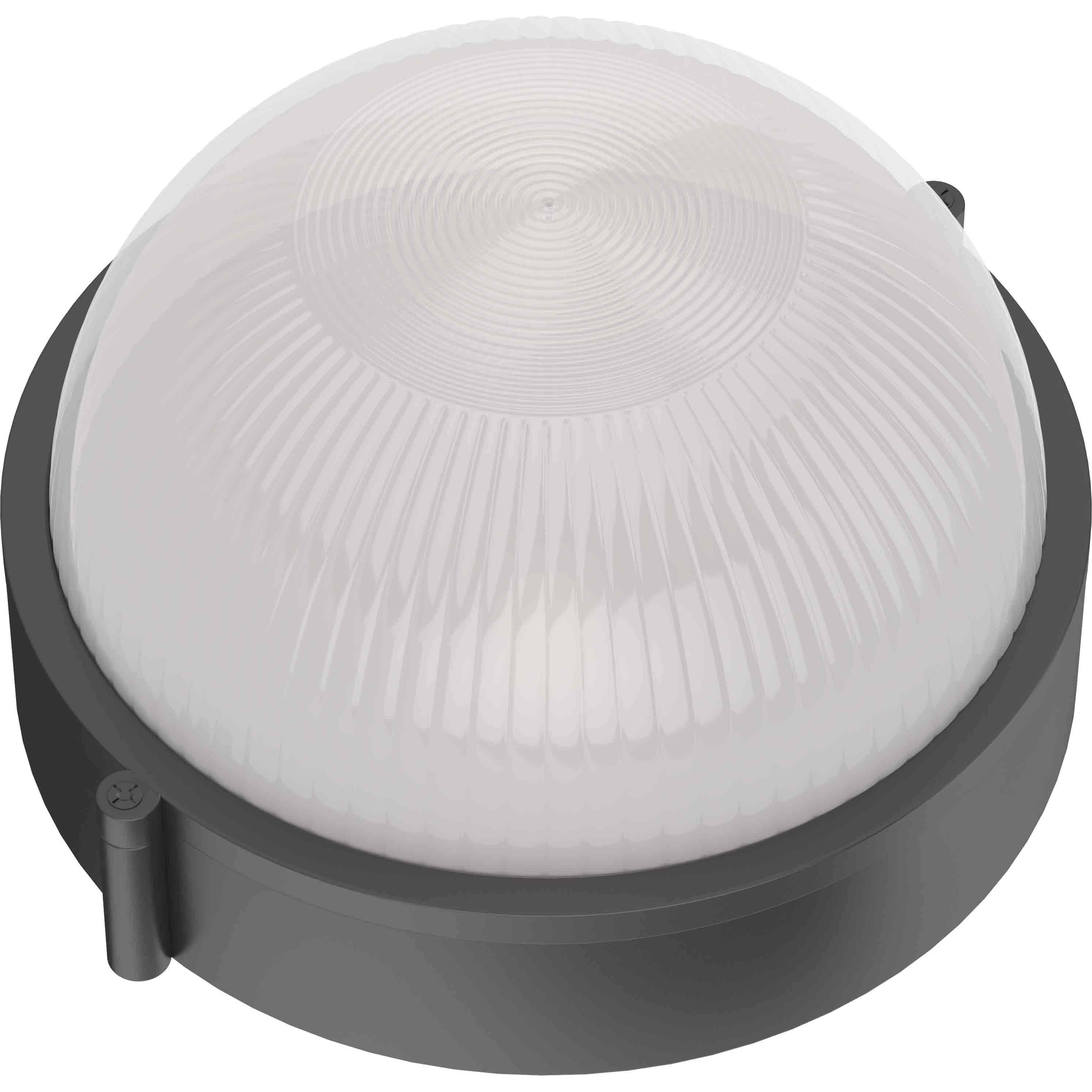 Volume Lighting Cast Aluminum 10" Black Outdoor Bulkhead Light