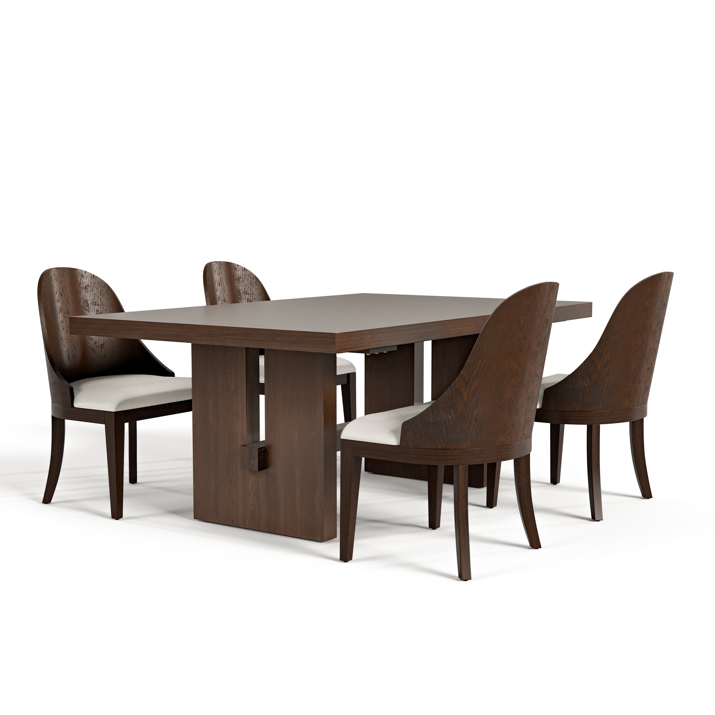 Furniture of America IDF3420BR-T-5PC Dining-Sets - View #2