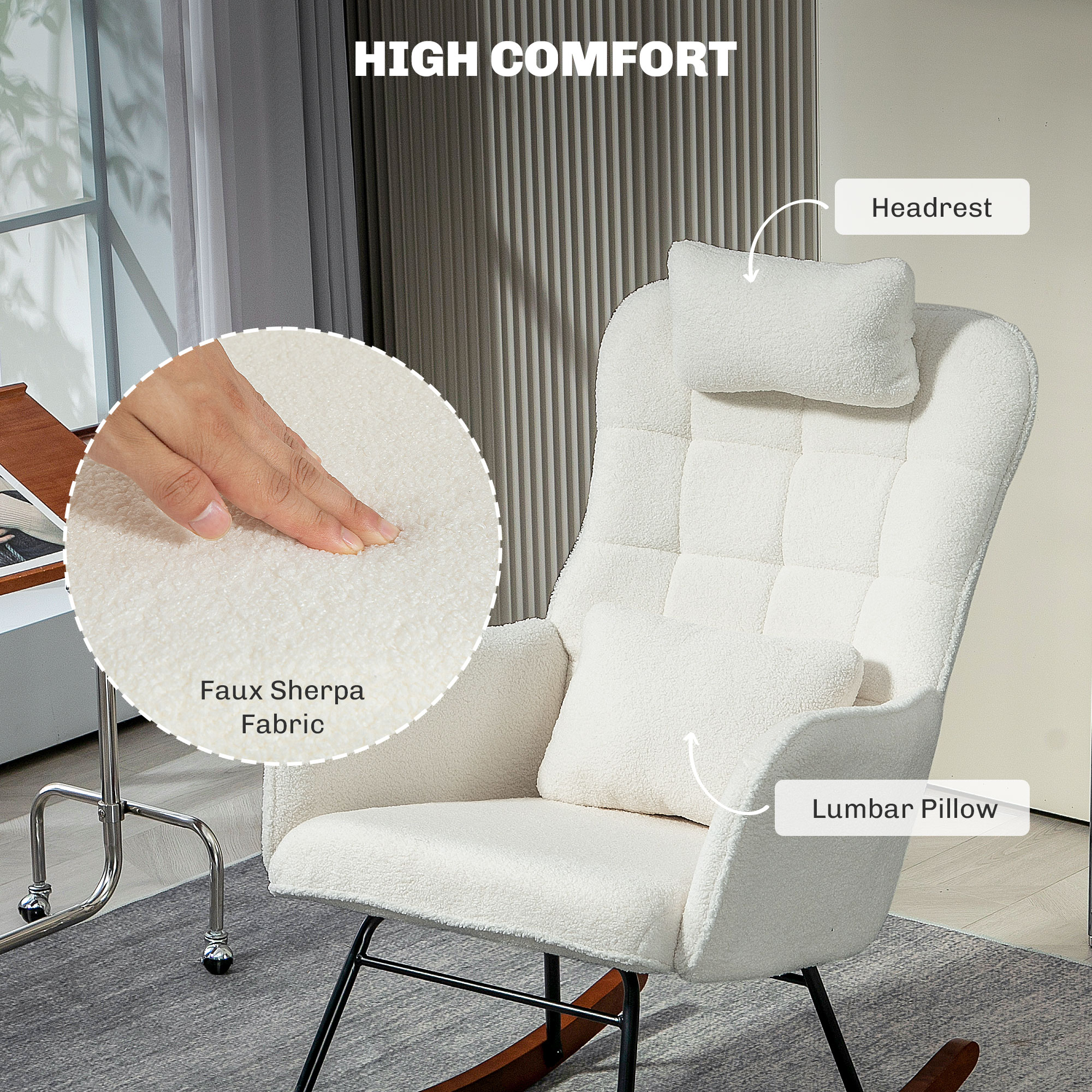 HomCom 83B-201V00CW chairs - View #5