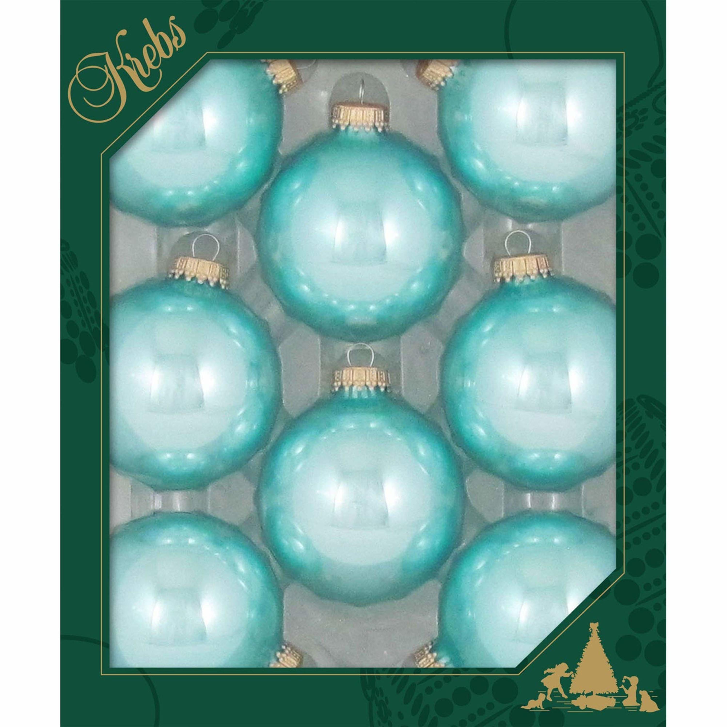 Krebs KBX20011 8 -Pack Blue Standard Indoor Ornament set