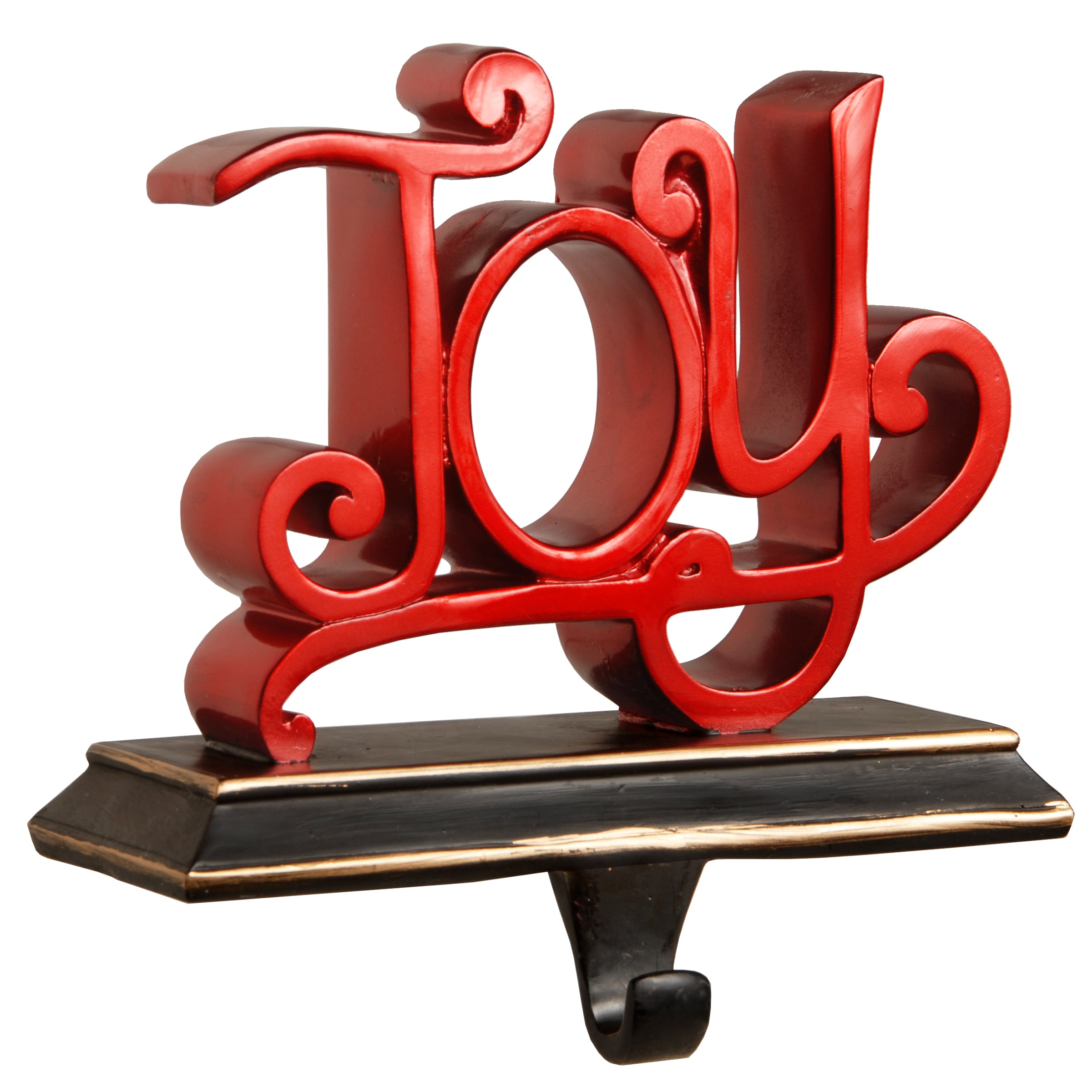 National Tree Company RAC-E90232R 7-Inches Tabletop Decoration Joy Christmas Decor