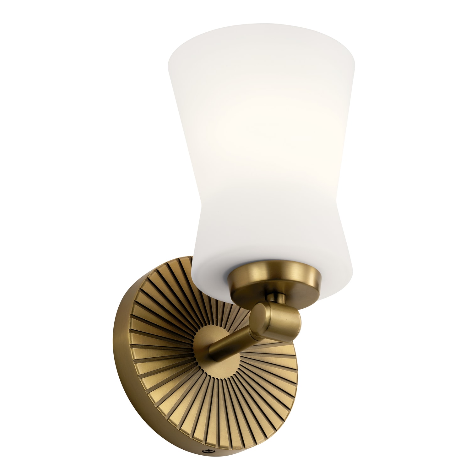 Kichler 55115BNB Brianne 5-in 1 -Light Brushed Brass Vintage Vanity light