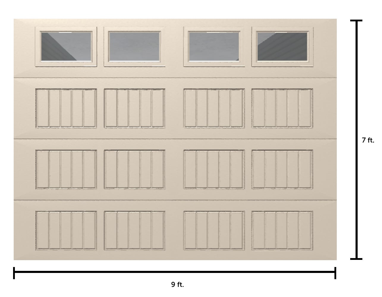 Wayne Dalton WD8000SAC97 Garage-Doors - View #2
