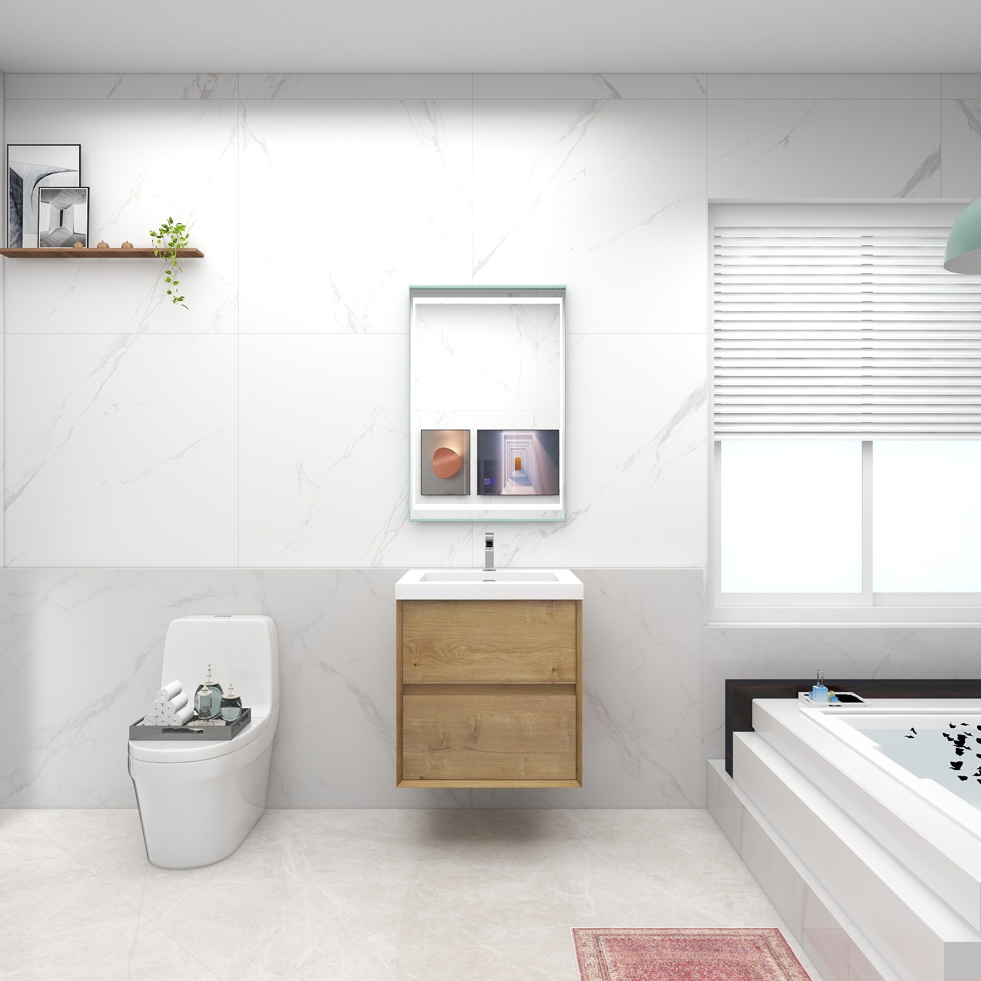 BV Better Vanity SLIM24-OAK Bath-Vanity-Combo - View #3