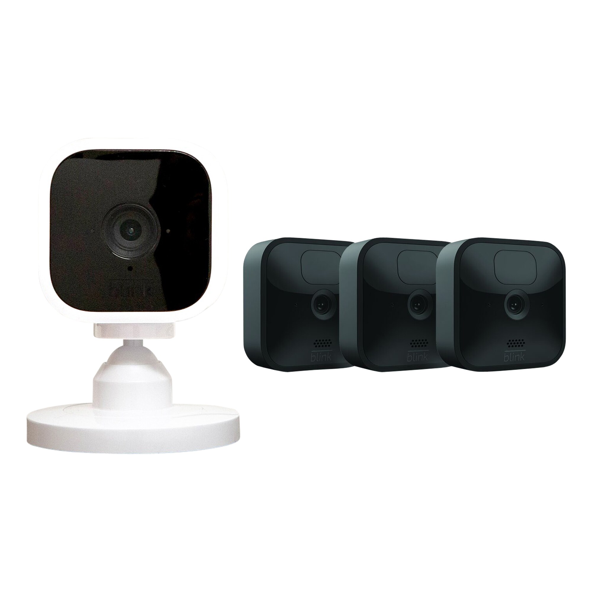 Shop Blink Mini Camera - Black + Outdoor Camera 3-Pack Bundle at