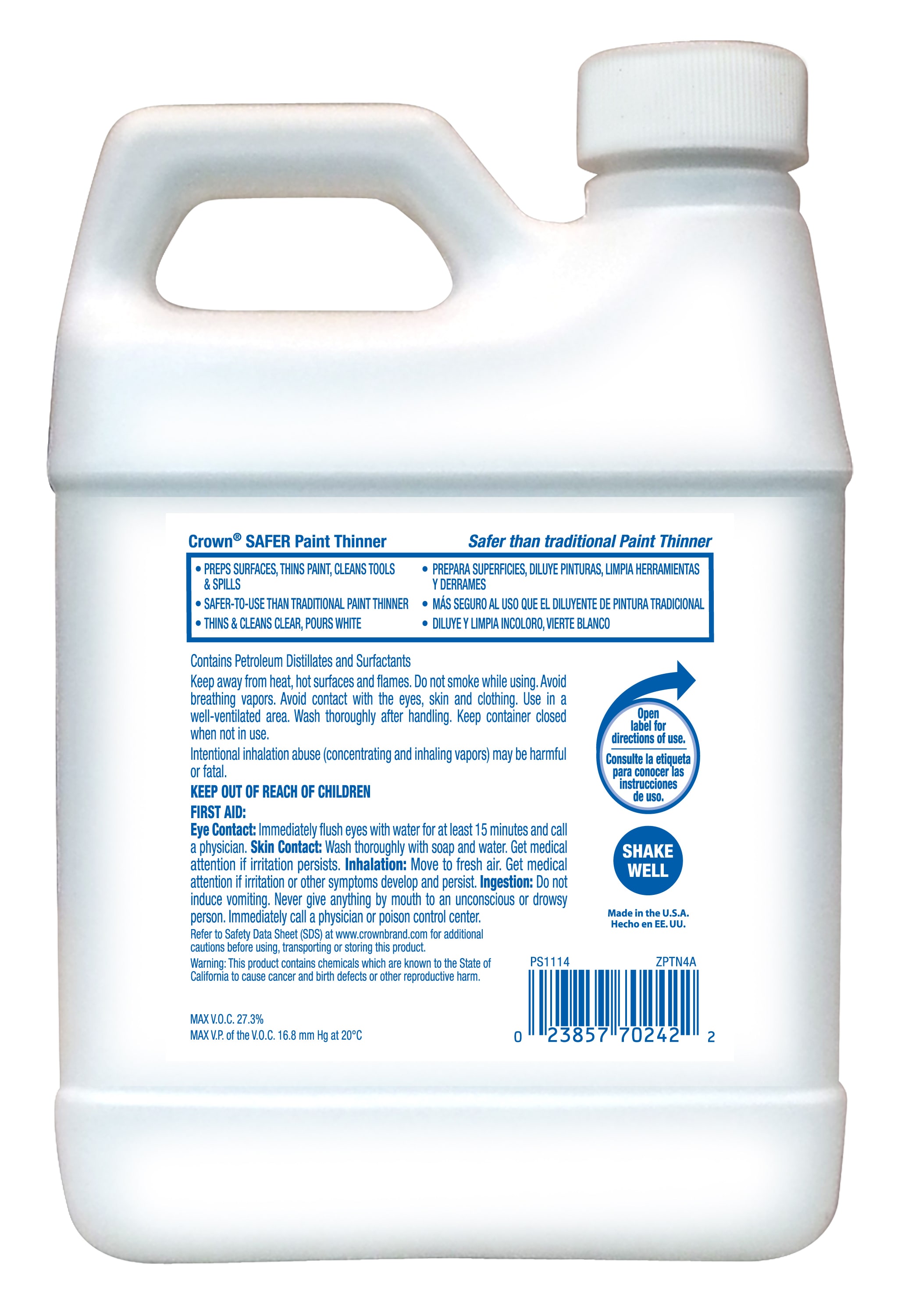 Jasco 32-fl oz Fast to Dissolve Paint Thinner in the Paint Thinners  department at