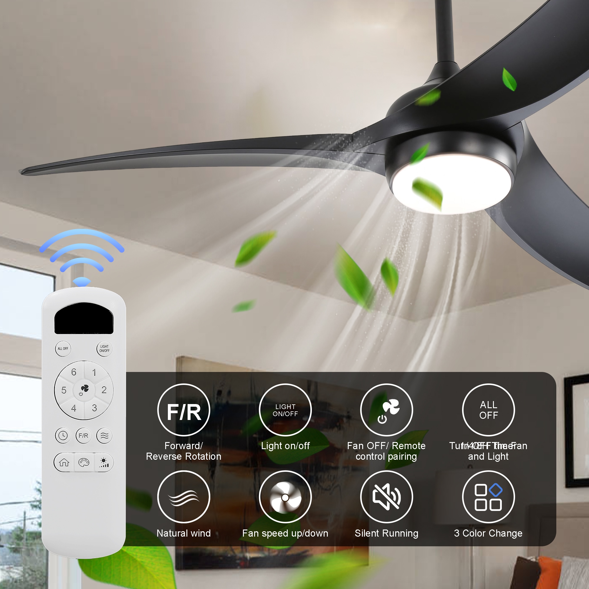 Sunrinx MG12-CF-8 Ceiling-Fans - View #5