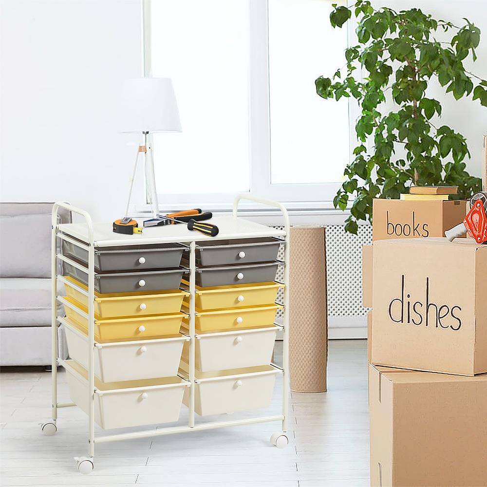 Costway HW56500YE Office-Carts - View #5