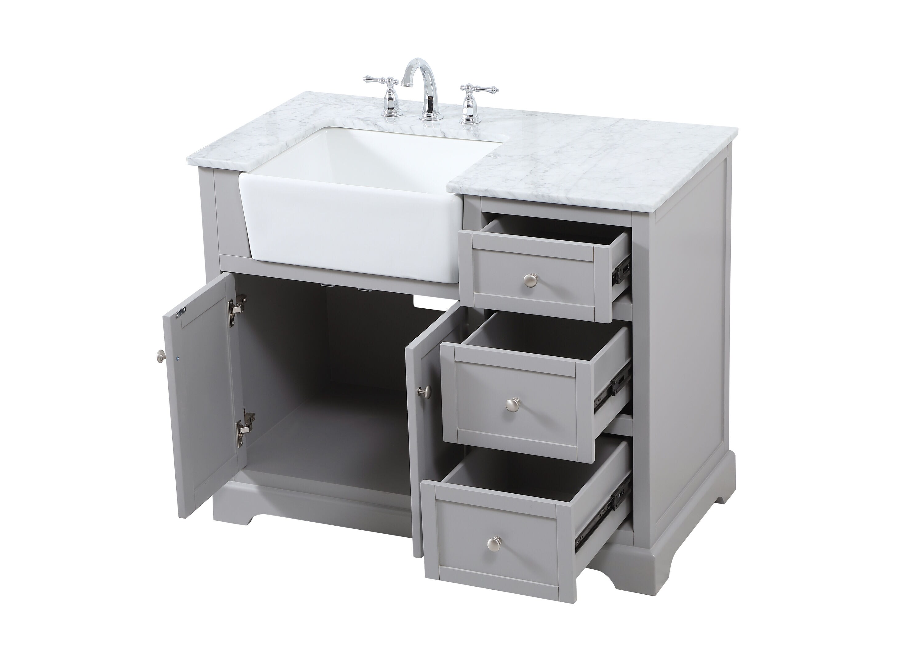 Elegant Decor HF180726GR Bath-Vanity-Combo - View #10