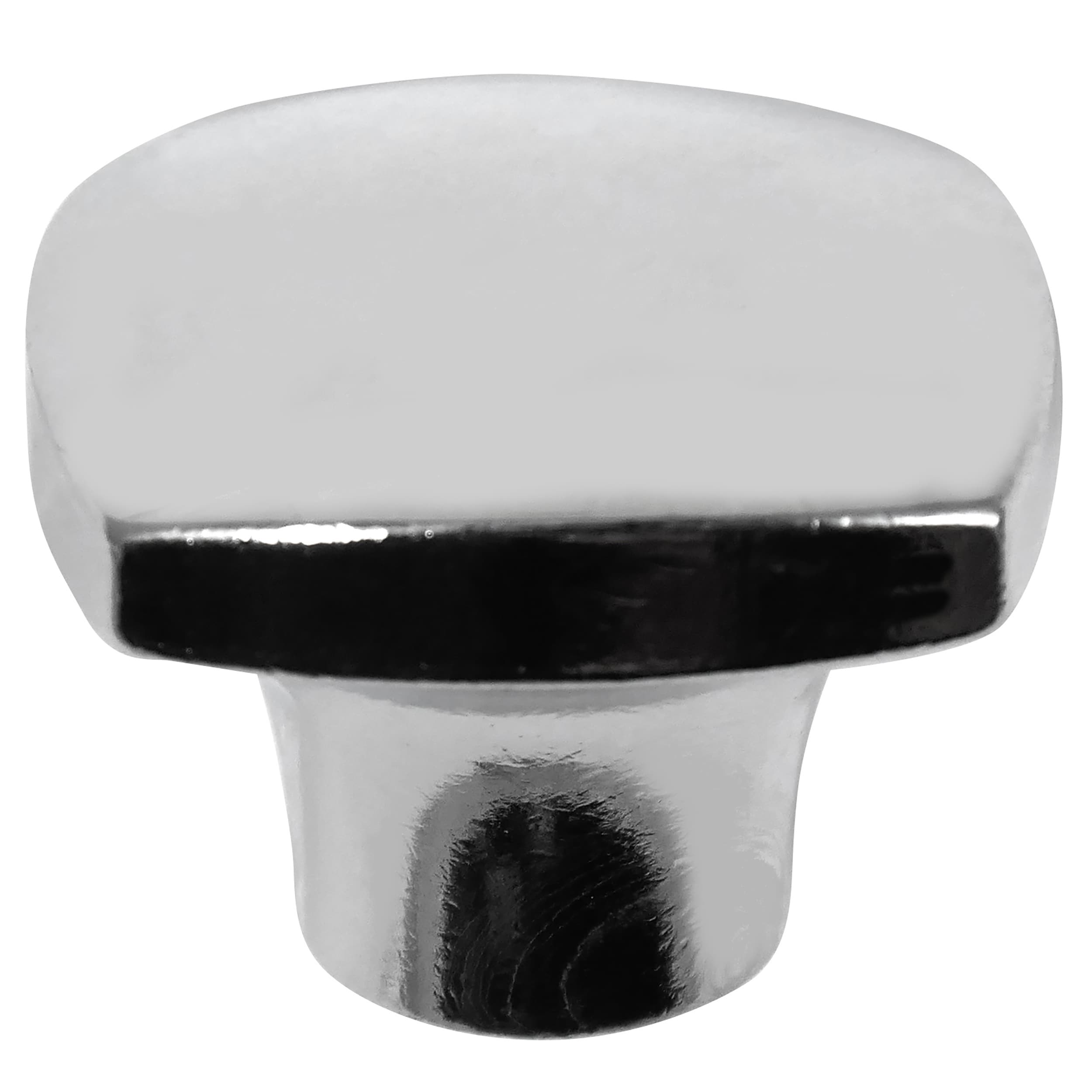 Laurey 74426 Aventura 1-1/4-in Polished Chrome Square Modern Cabinet Knob