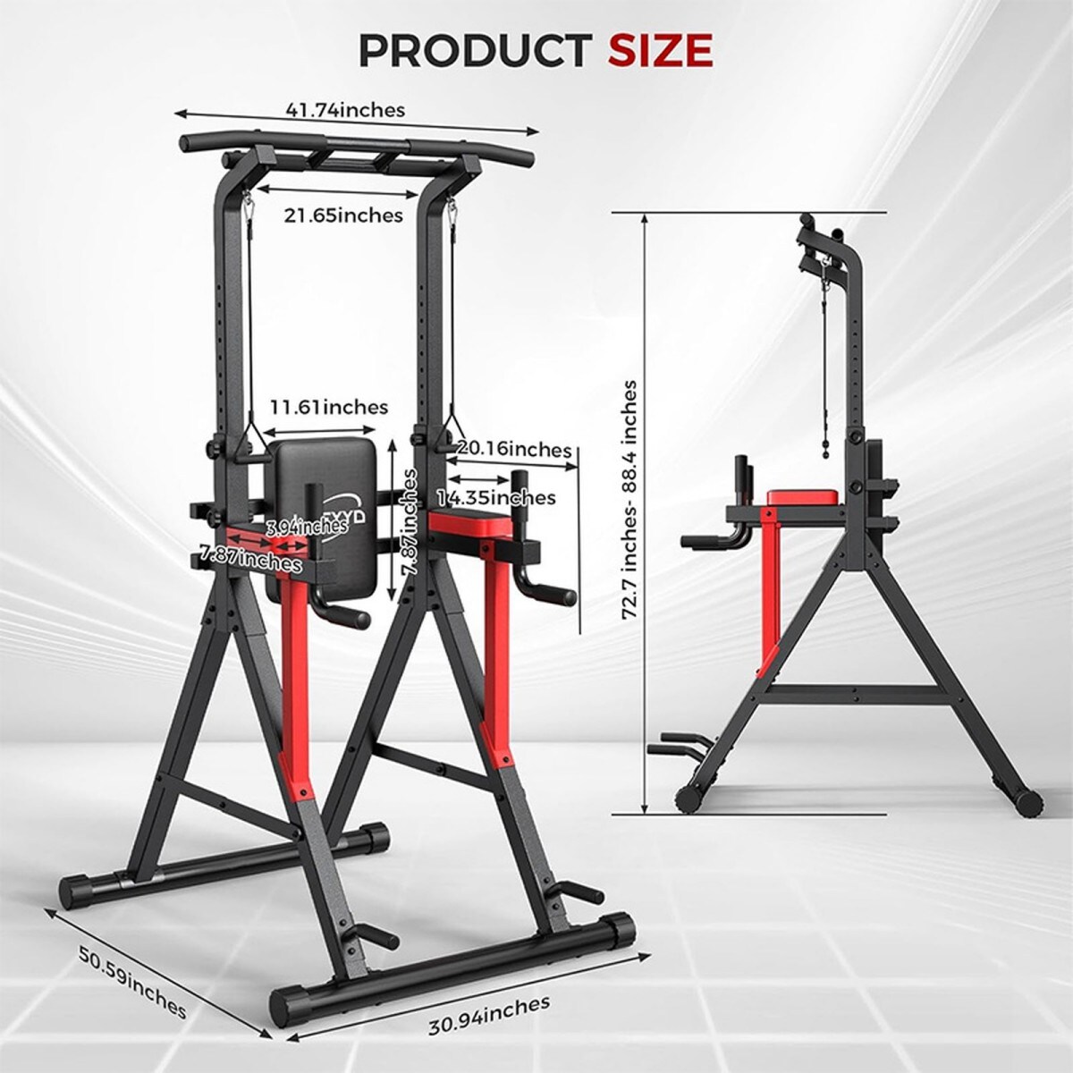 pooboo C86002 Pull-up-Push-up-Bars - View #7