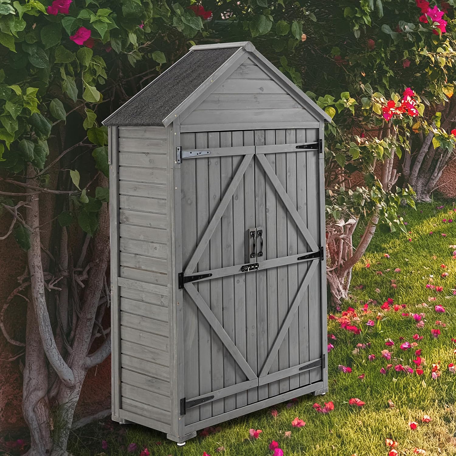 Runesay OUTDOORSHED03 Wood-Storage-Buildings - View #4