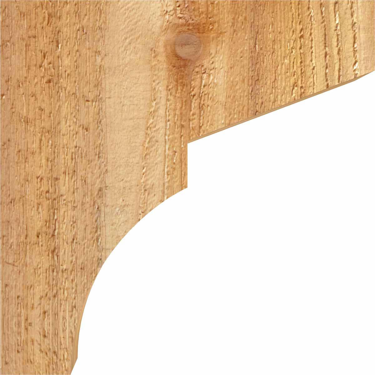 8" x 8" Natural Western Red Cedar Corbel