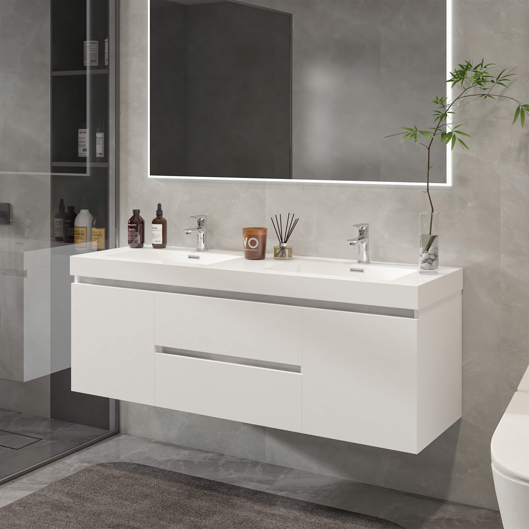 Vanity Art VA6060DW Bath-Vanity-Combo - View #2