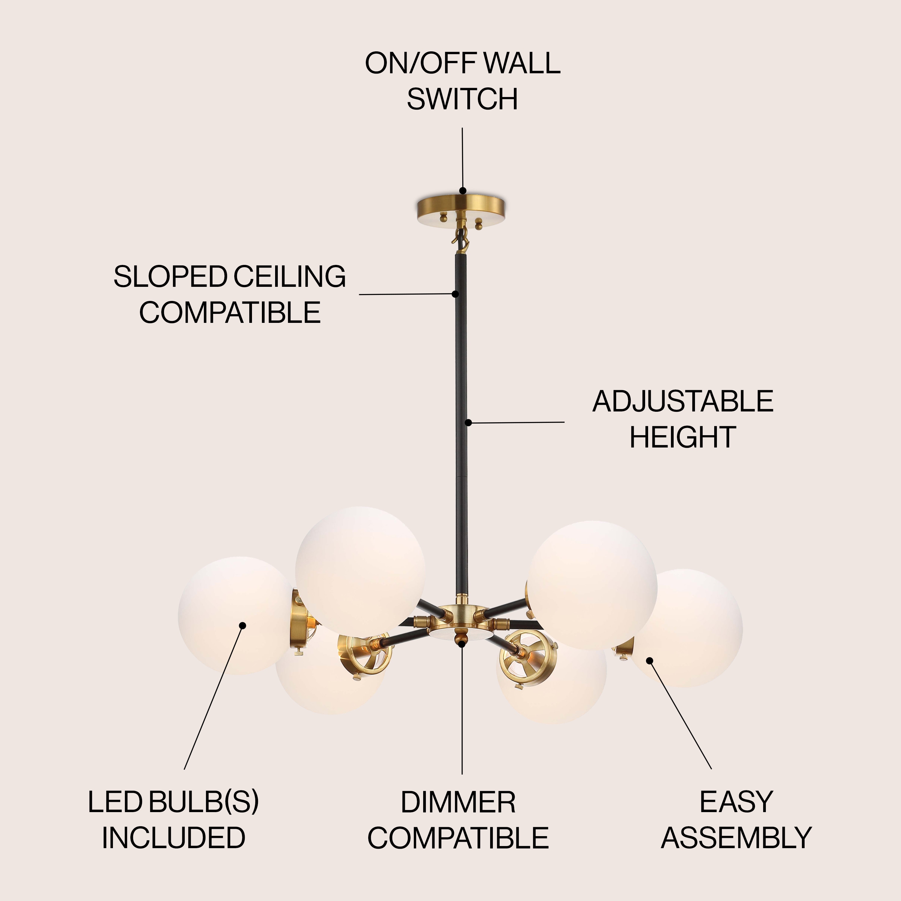 JONATHAN  Y JYL9059B Pendant-Lights - View #3