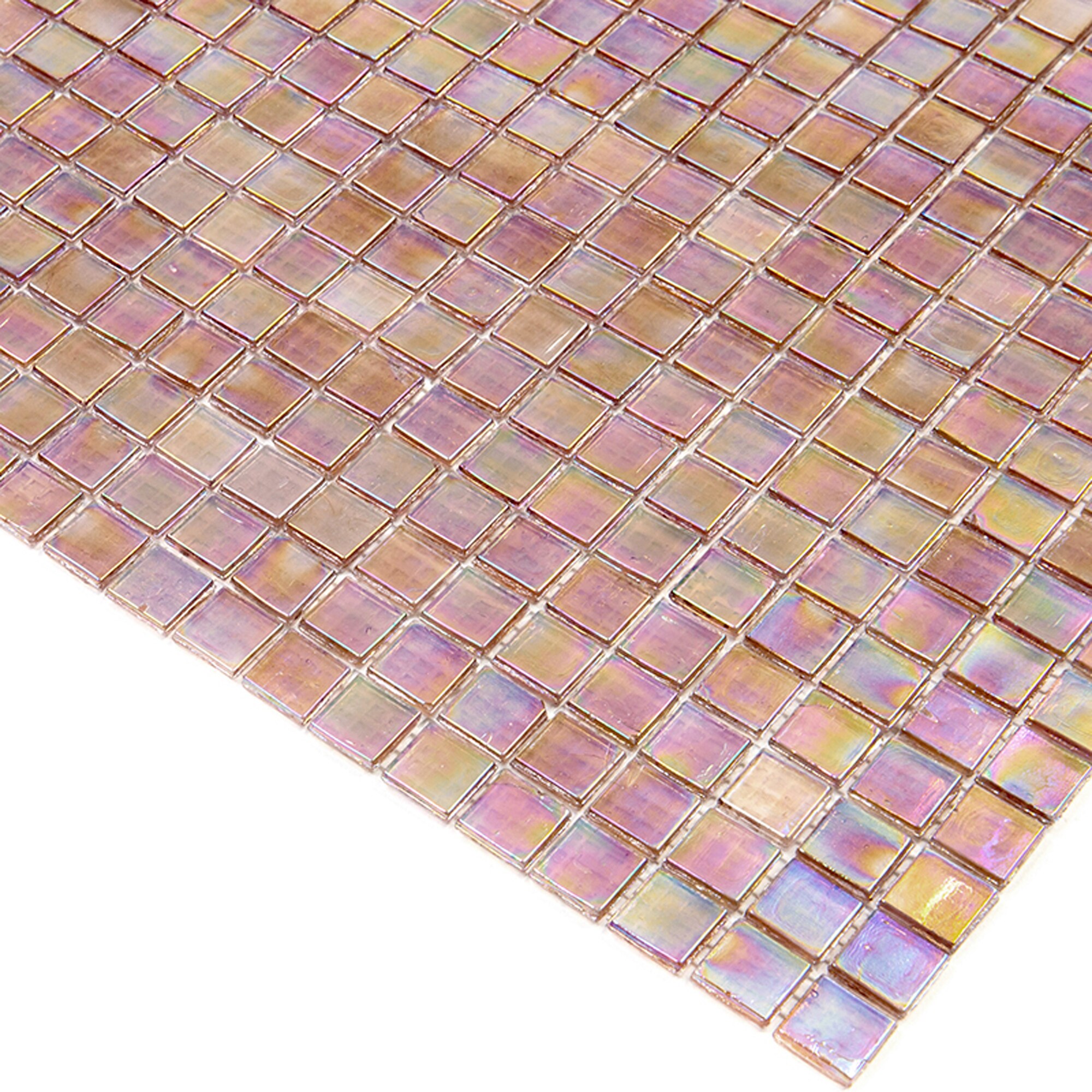 Apollo Tile Skosh China Pink 11-1/2-in x 11-1/2-in Glossy Glass Uniform Squares Floor and Wall Tile (18.69-sq. ft/ Carton)