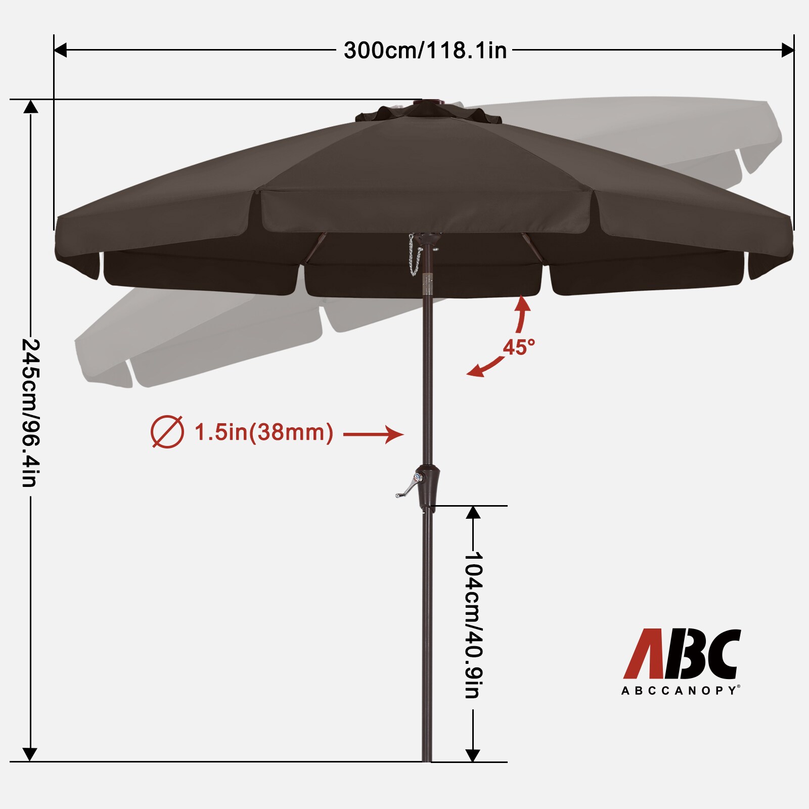 ABCCANOPY 9USLS6923A22UB04BNY9 Umbrellas-2 - View #2