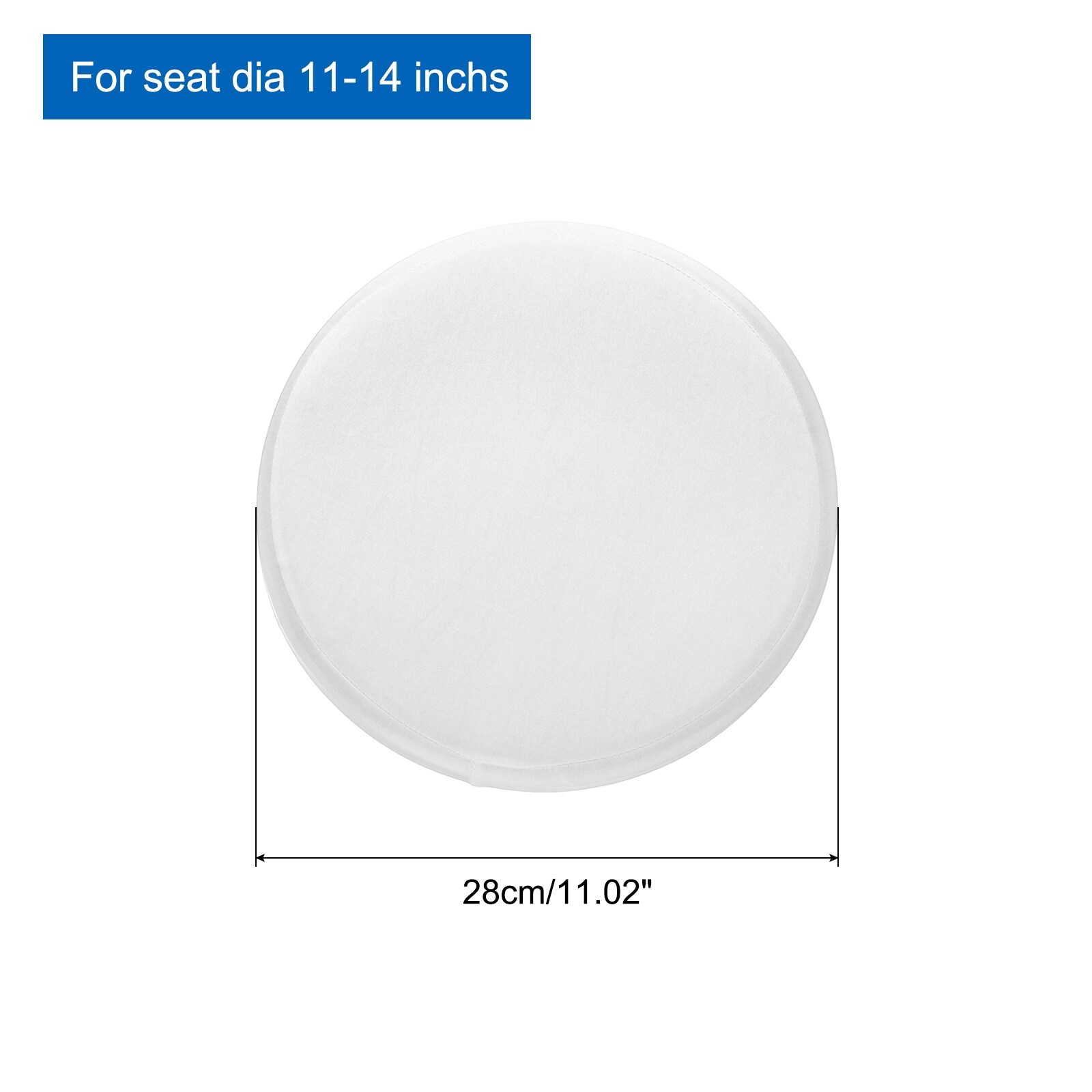 Unique Bargains Round Bar Stool Covers 2pcs Round Seat Cover Dia.11-13 ...