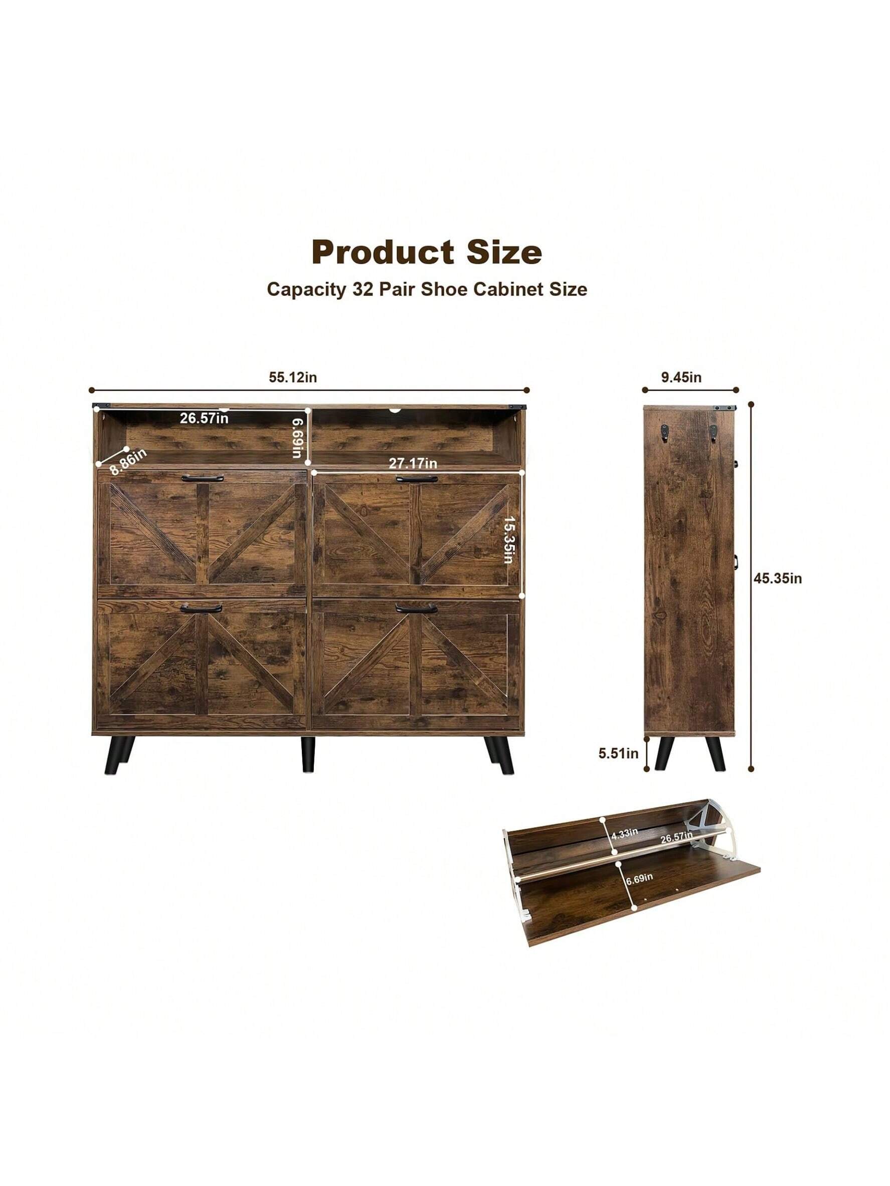 WhizMax 1GGL-PHO-344V56H5 Shoe-Racks - View #5