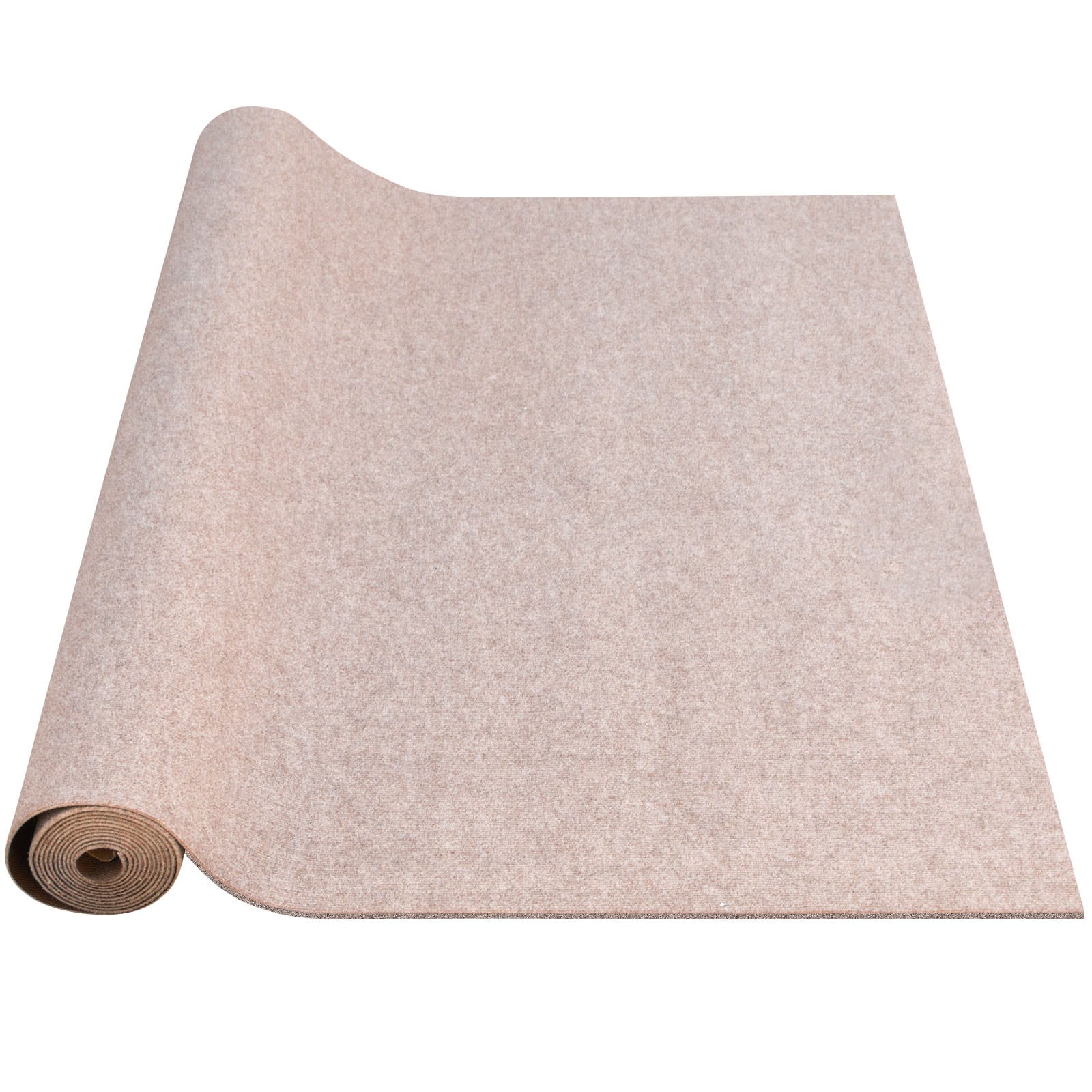 SKYSHALO JXWDTQZ1.8X4M0001V0 Light Brown Brown 17.64-oz sq yard Polyester Plush Indoor or outdoor Carpet
