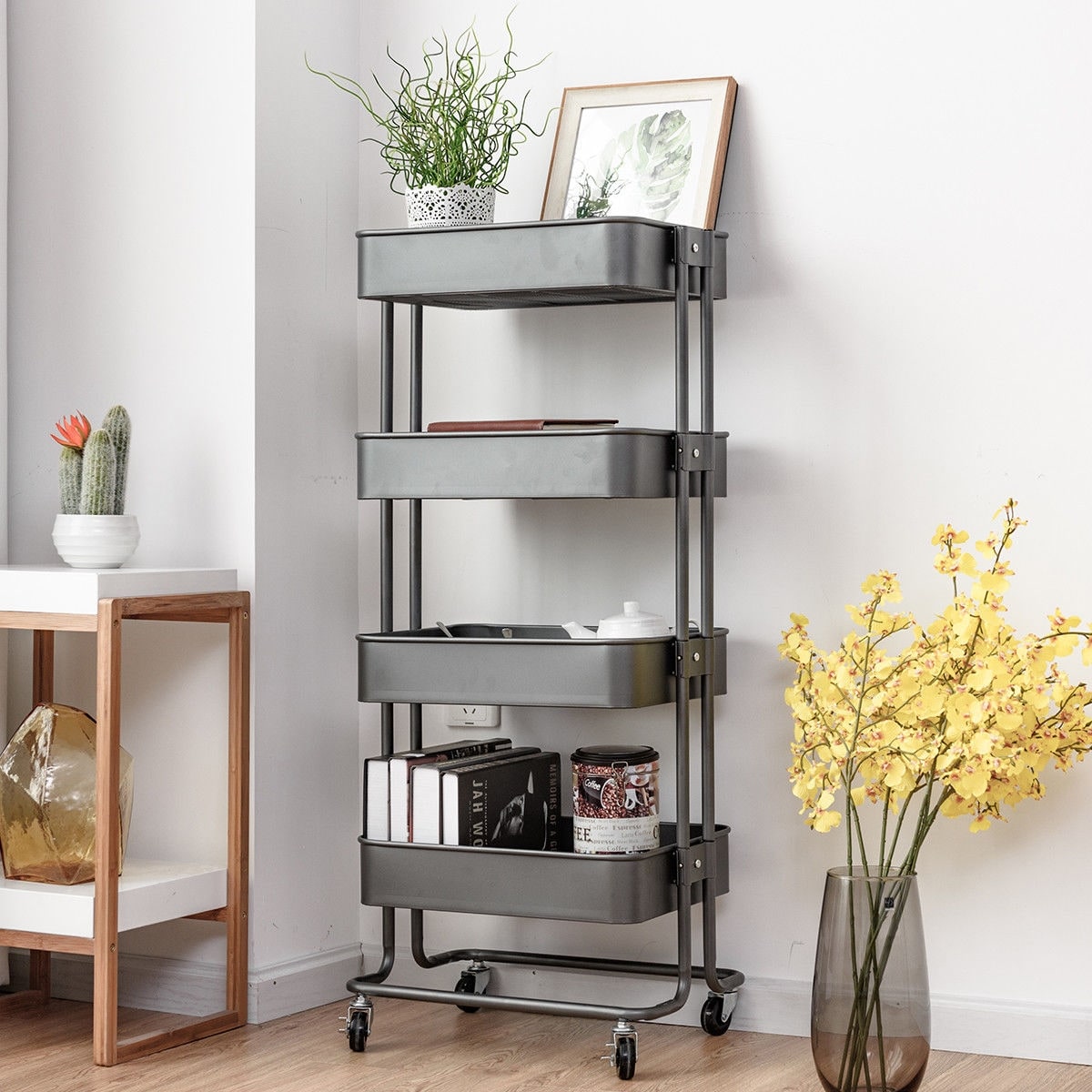 CASAINC 42-in-Drawer Shelf Utility Cart in the Utility Carts department ...