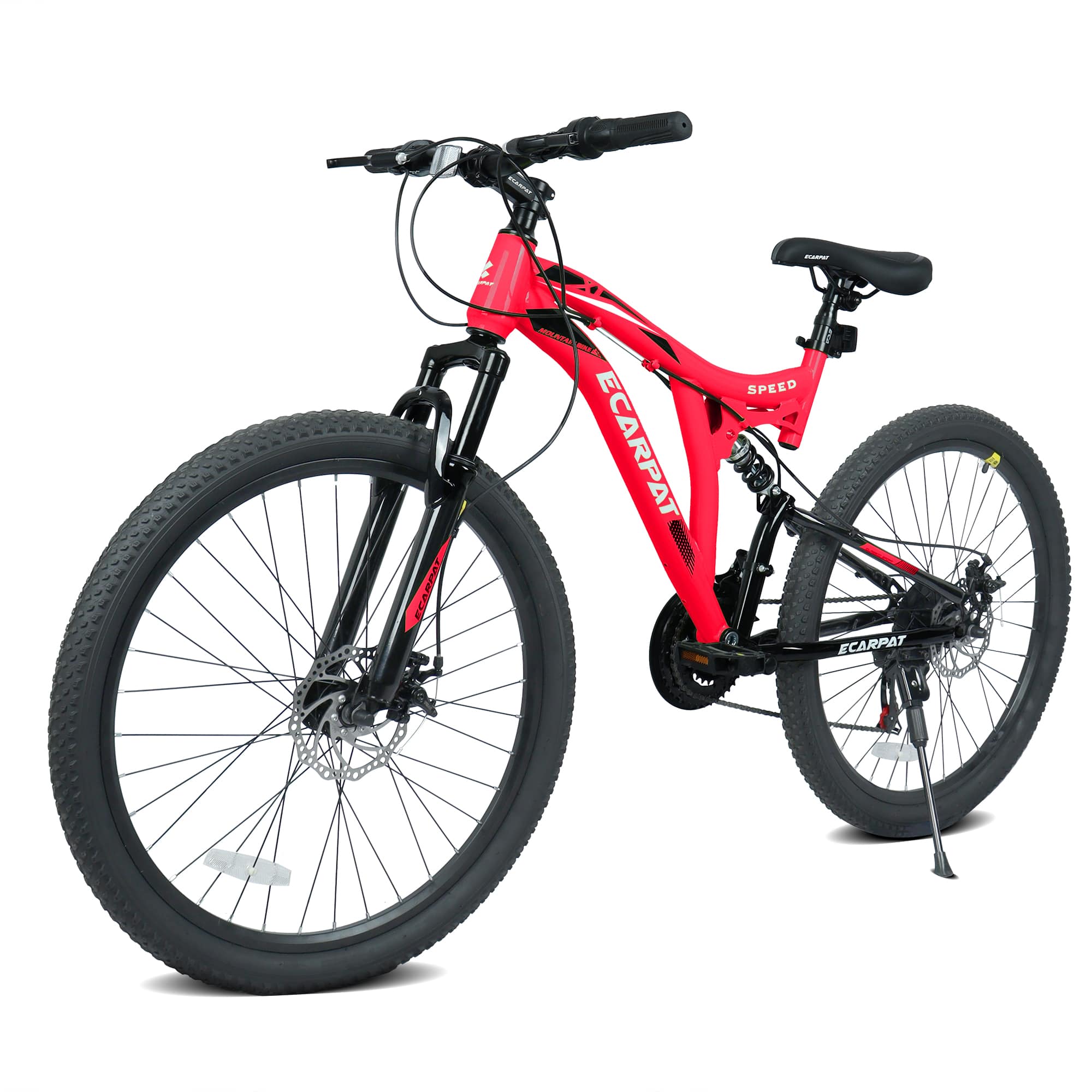 Ama Pear High Strength Steel 26 Inch MTB 21-Speed Disc Brakes for Trails and City #S-BK12