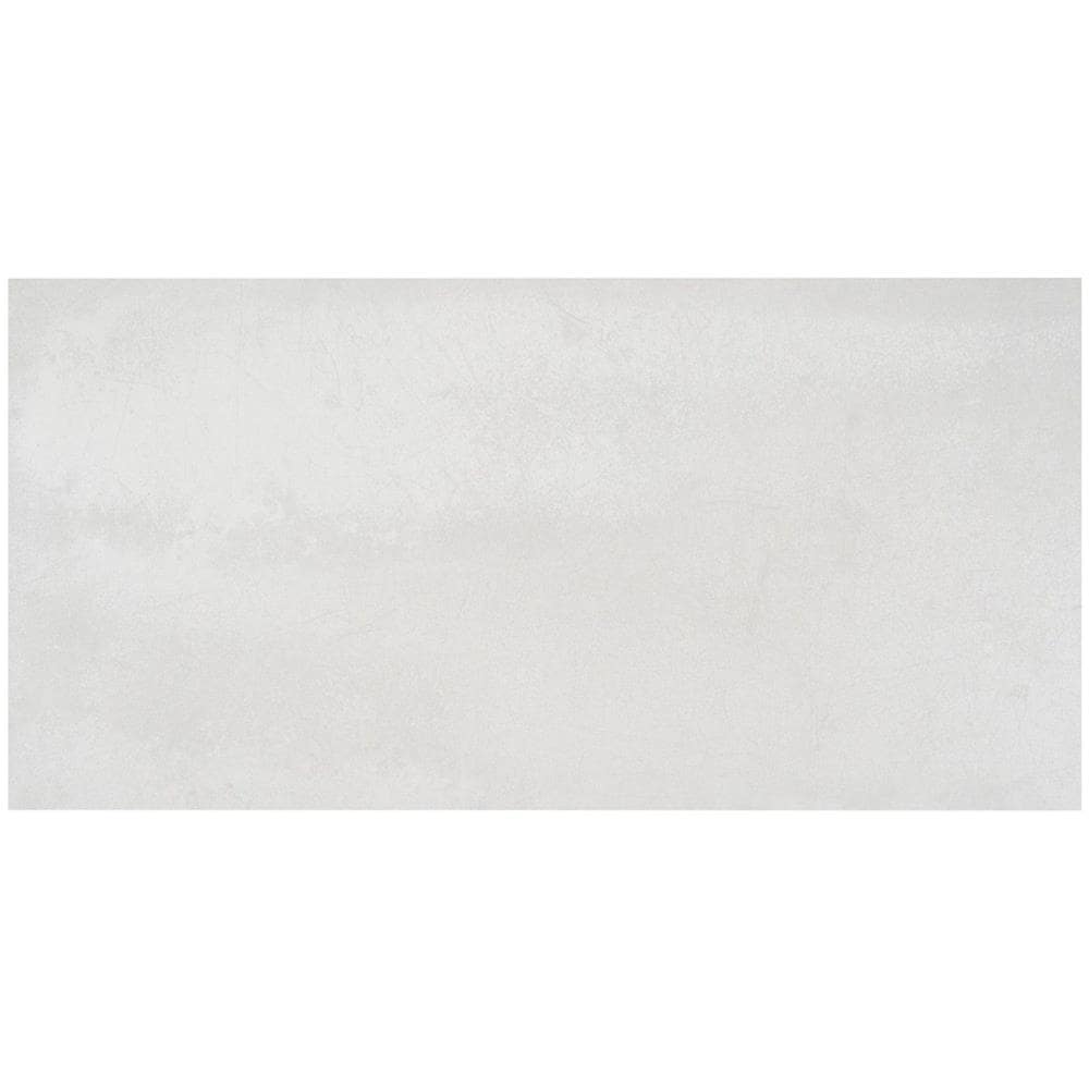 Artmore Tile EXT3RD105224 Anvil Light Gray 4-in x 8-in Matte Porcelain Linear Stone Look Floor and Wall Tile Sample