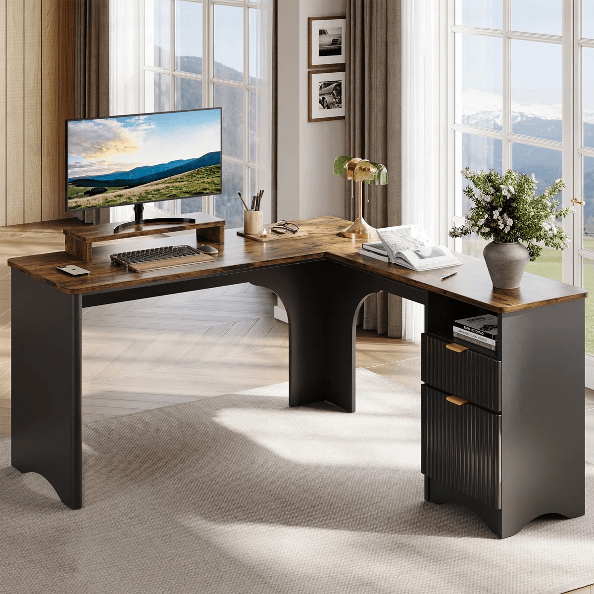 Bestier LOW-H106314M-RST desks - View #2