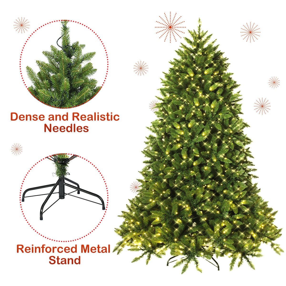 Forclover HYC-CM831 Artificial-Christmas-Trees - View #5