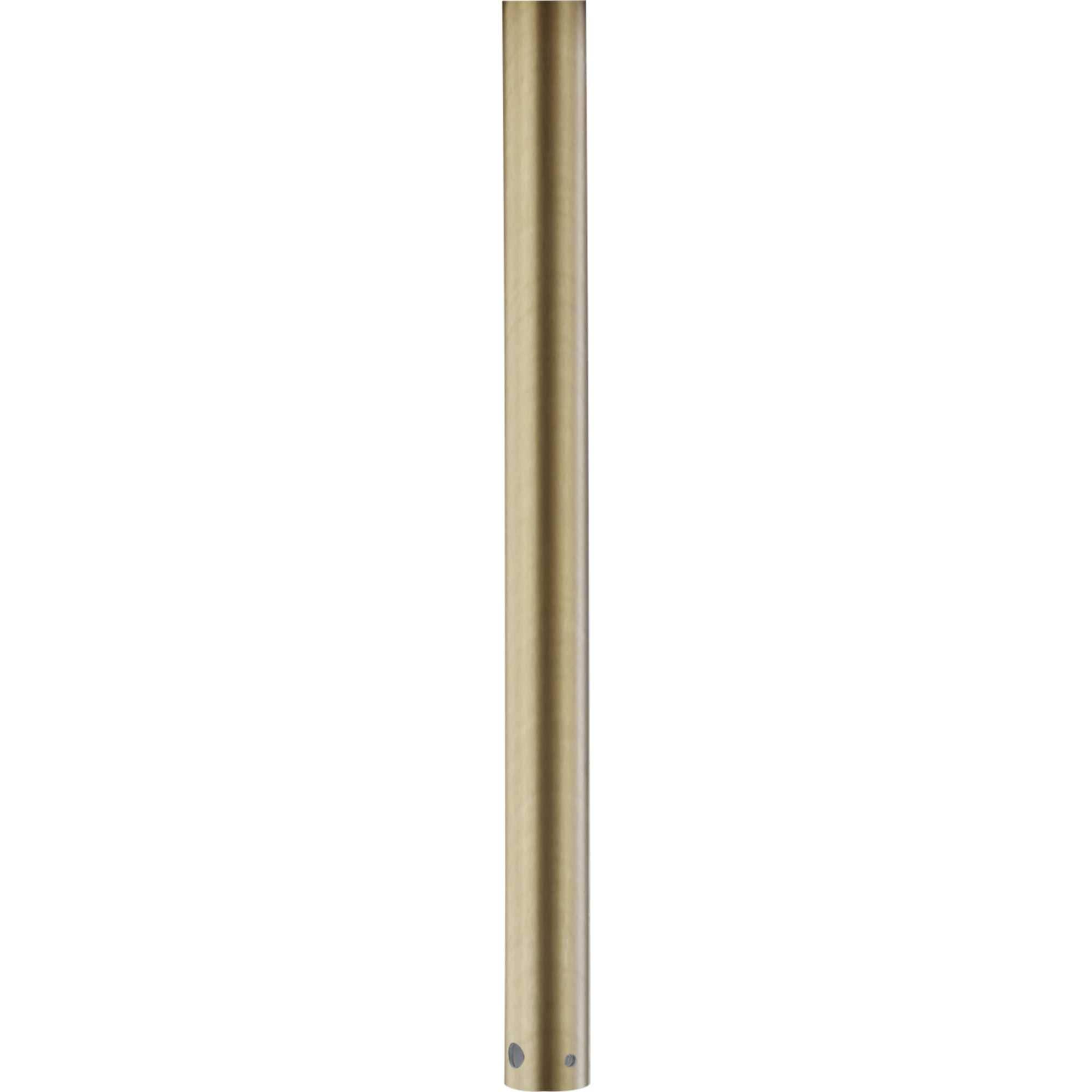 Progress Lighting P2605-163 AirPro Universal 24-in Vintage Brass Steel Indoor Ceiling Fan Downrod