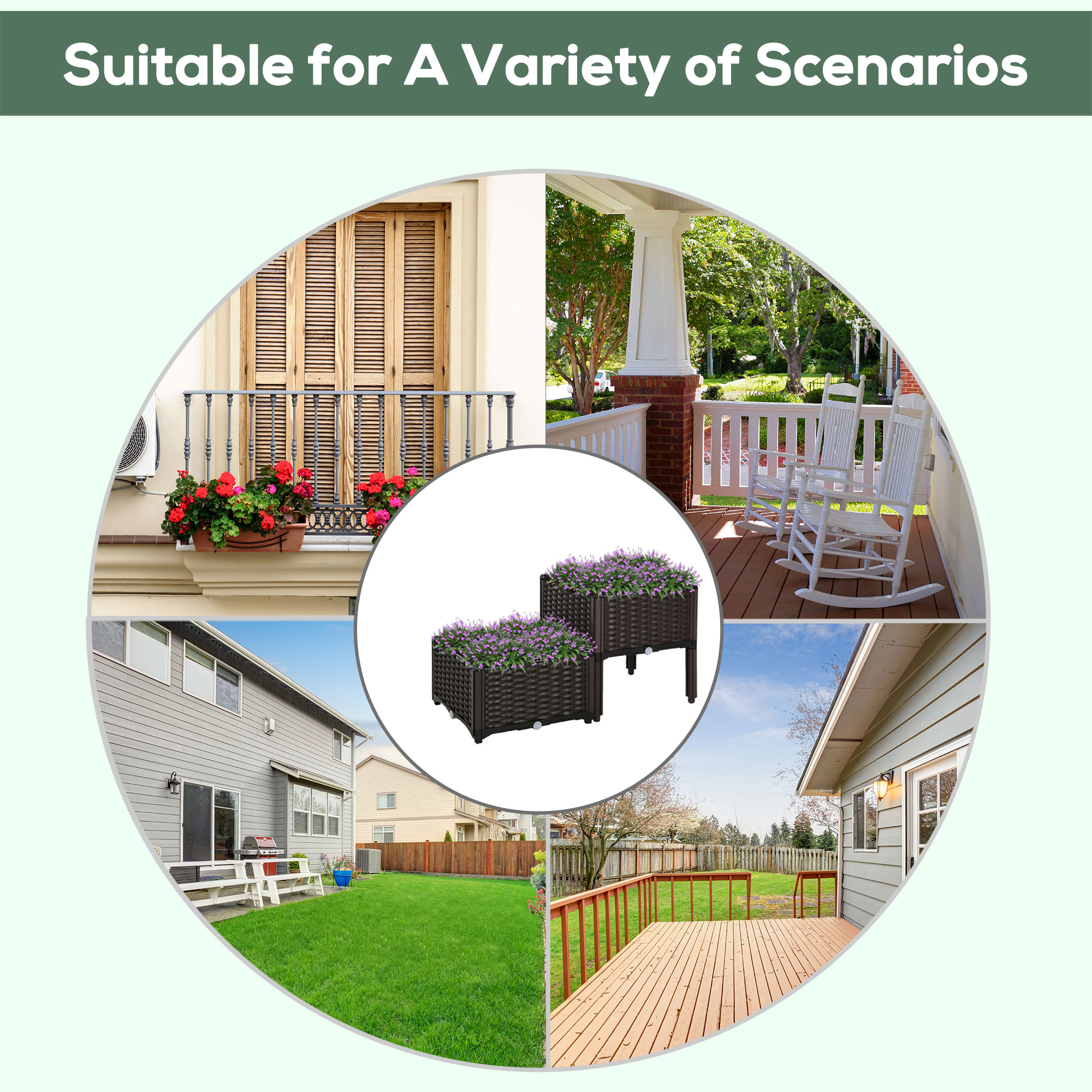Zeus & Ruta BL04RGB-17 Raised-Garden-Beds - View #4